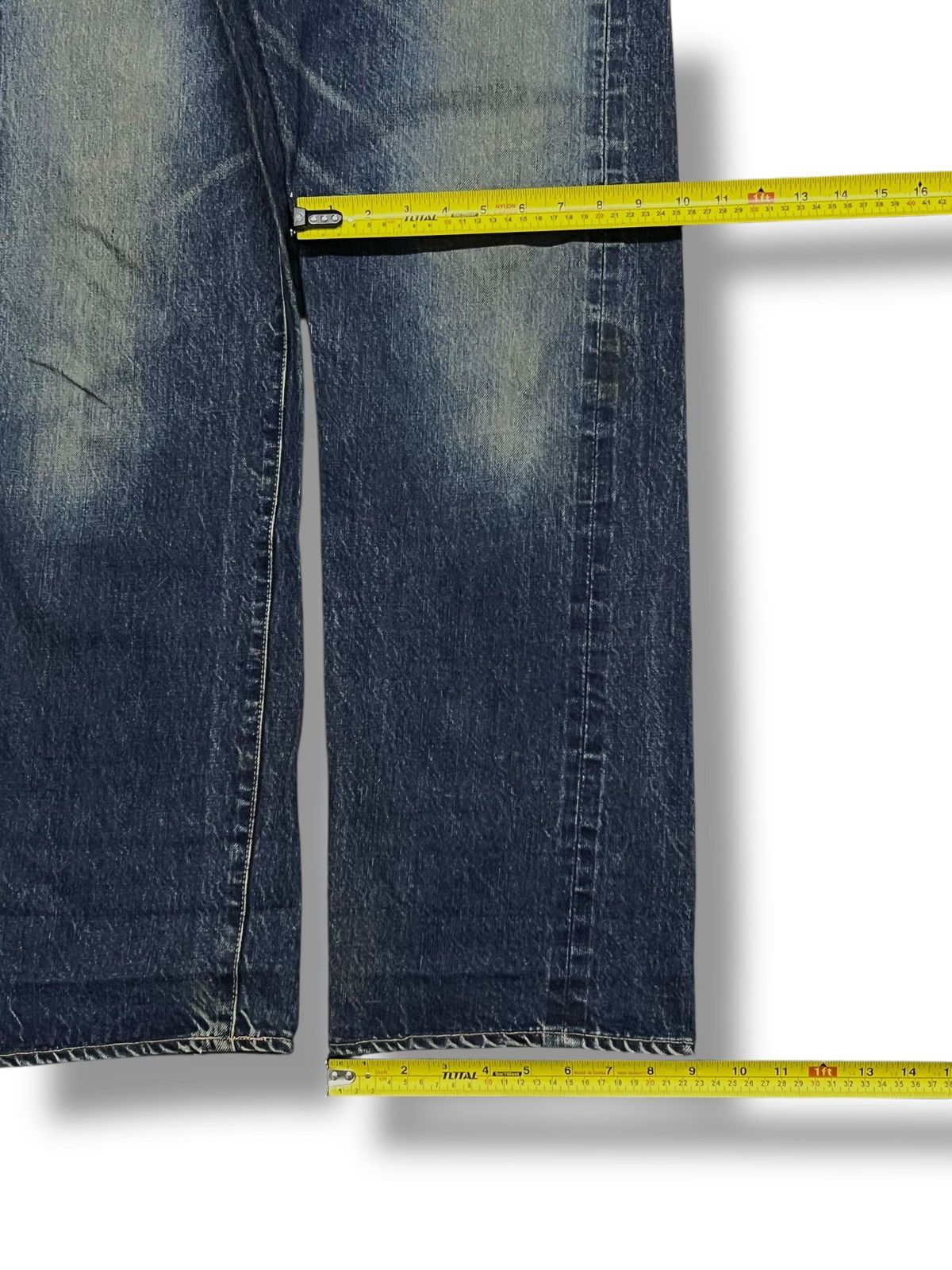 Evisu Baggy Vintage 90s Japanese Selvedge Denim “Osaka-inspired” Size US 32 / EU 48 - 23 Thumbnail