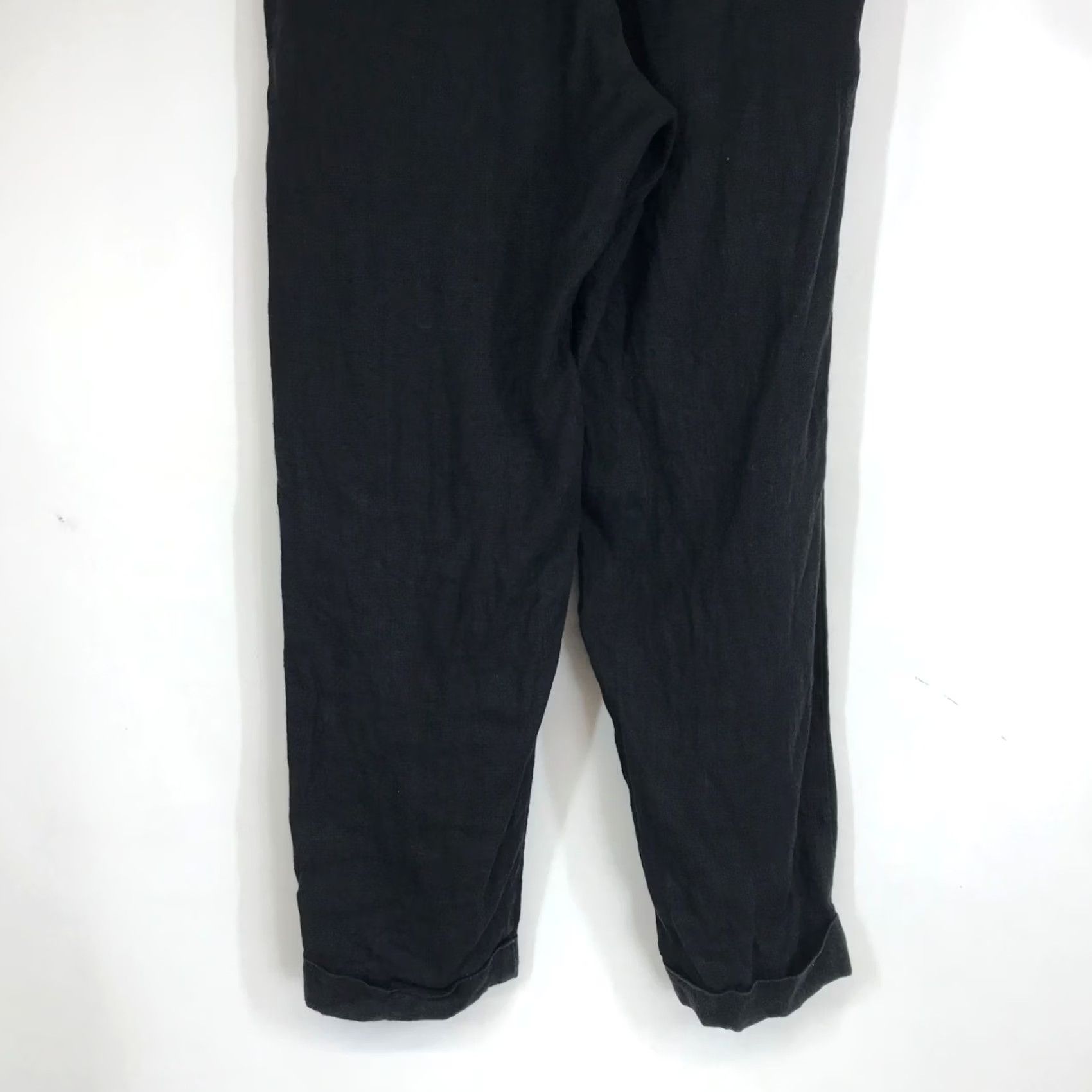 Reformation REFORMATION WOMEN'S Pants Dress Pants Black 6 Button Turn Down Waist Cuffed Pleated - Womens Medium? (Not adding) Size 28" / US 6 / IT 42 - 6 Thumbnail