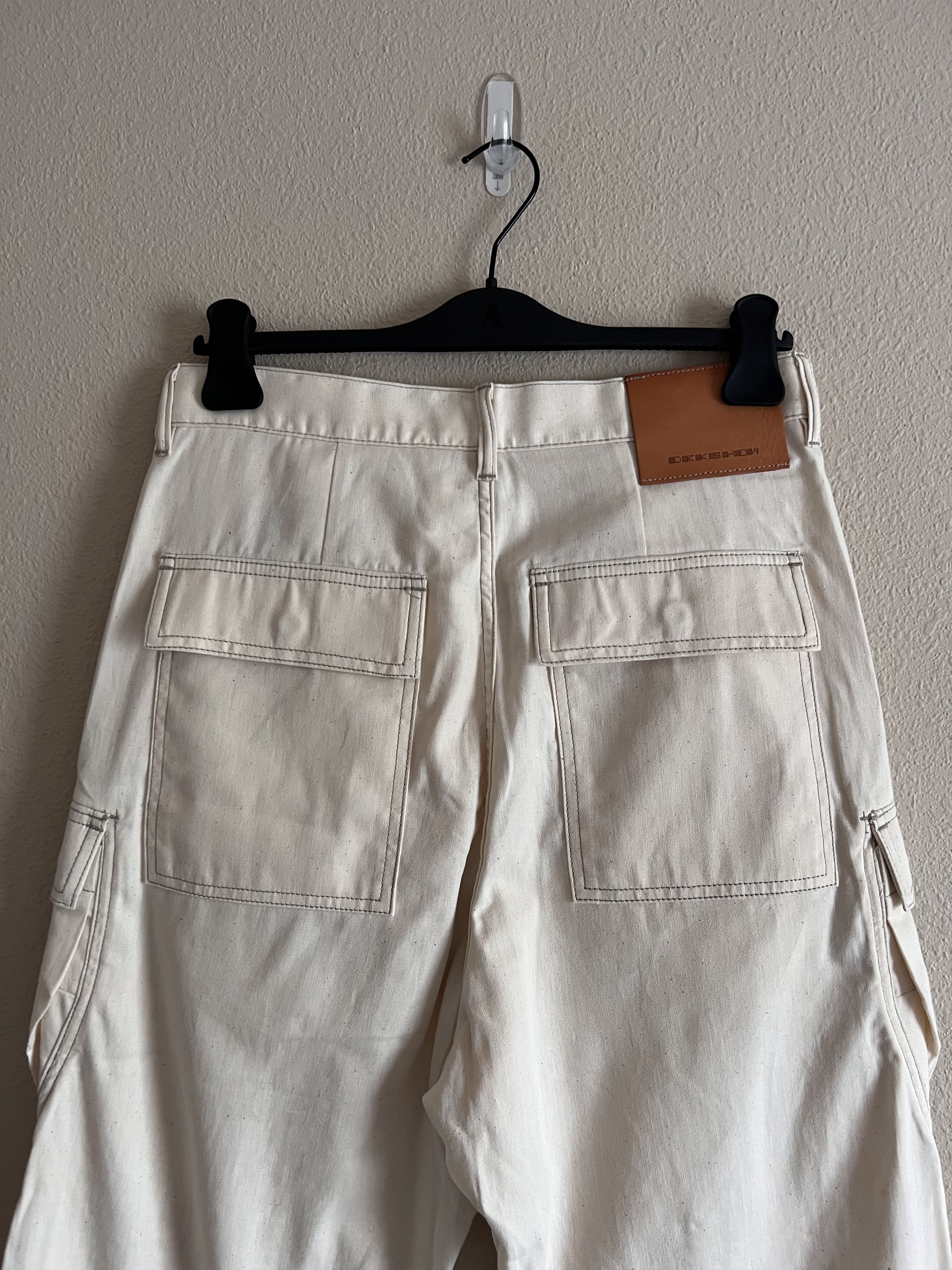 Rick Owens Drkshdw Rick Owens DRKSHDW Geth Cargo Pants in Natural Size US 30 / EU 46 - 6 Thumbnail