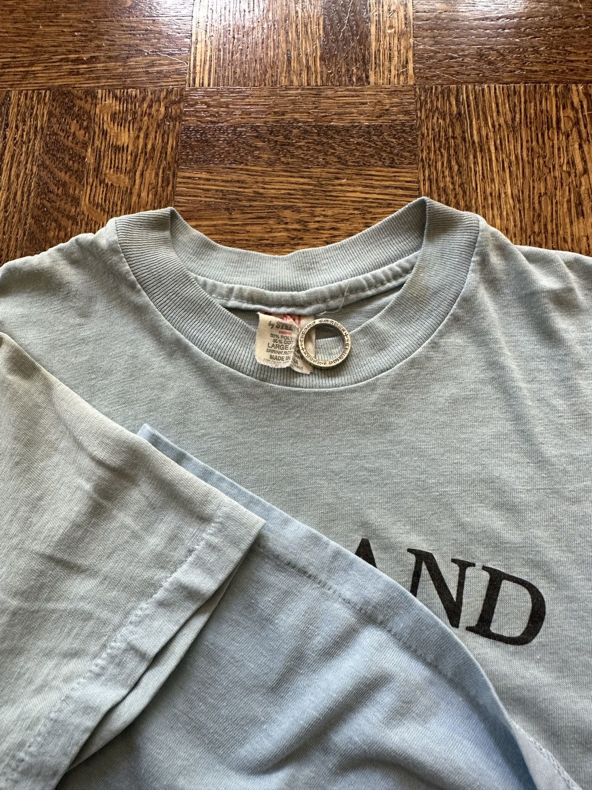 Vintage Vintage 70s Holland Amsterdam Graphic Tee Shirt Size US L / EU 52-54 / 3 - 4 Thumbnail