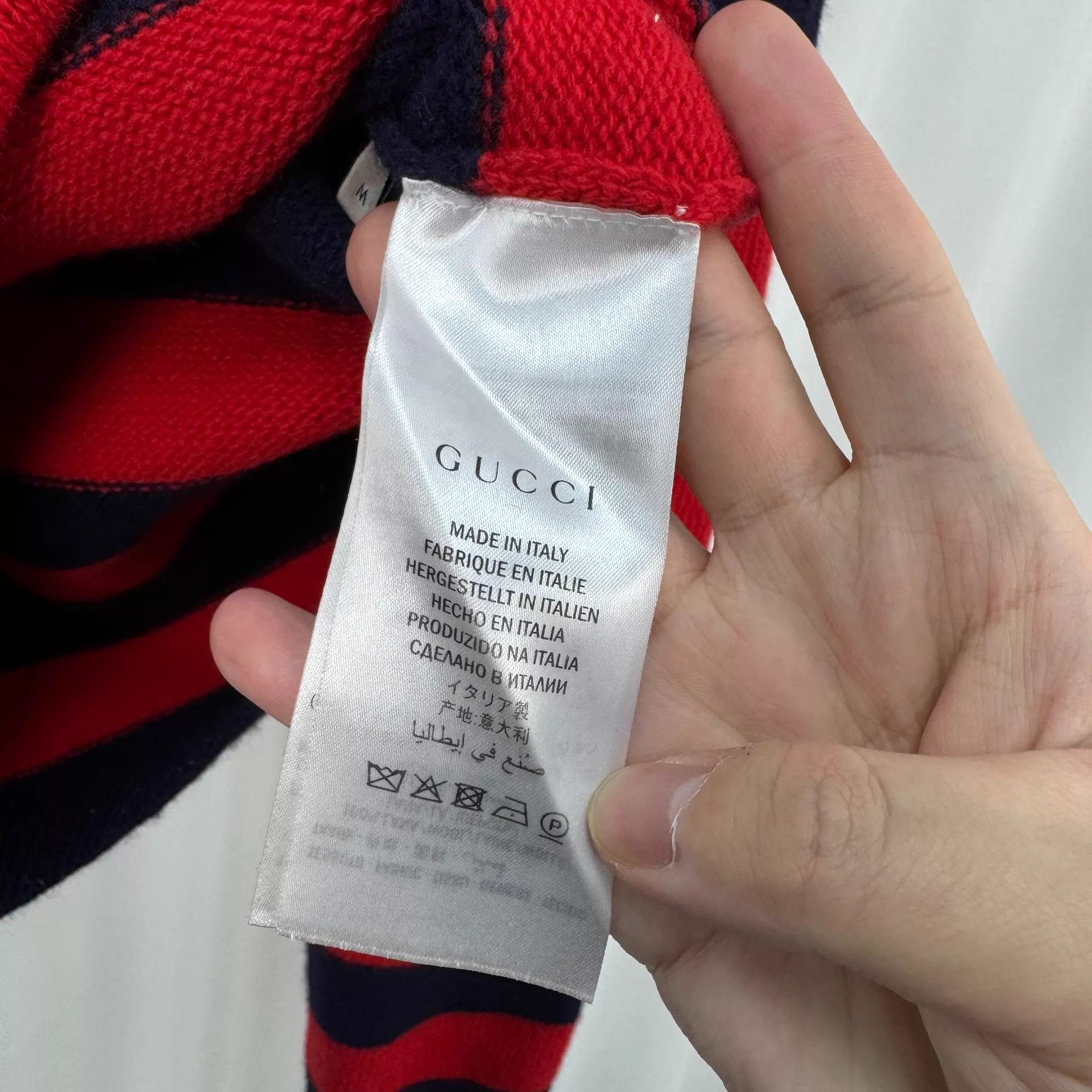 Gucci Gucci Bee & Logo Stripe Knit Sweater M 98 New Size M / US 6-8 / IT 42-44 - 6 Thumbnail