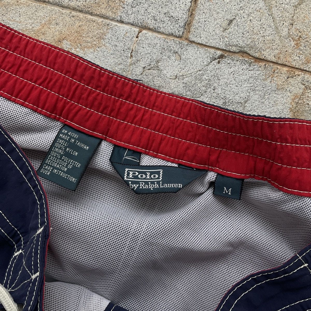 Polo Ralph Lauren Vintage Polo Ralph Lauren Swimwear Pony Cargo Trunks Shorts Size US 32 / EU 48 - 4 Thumbnail
