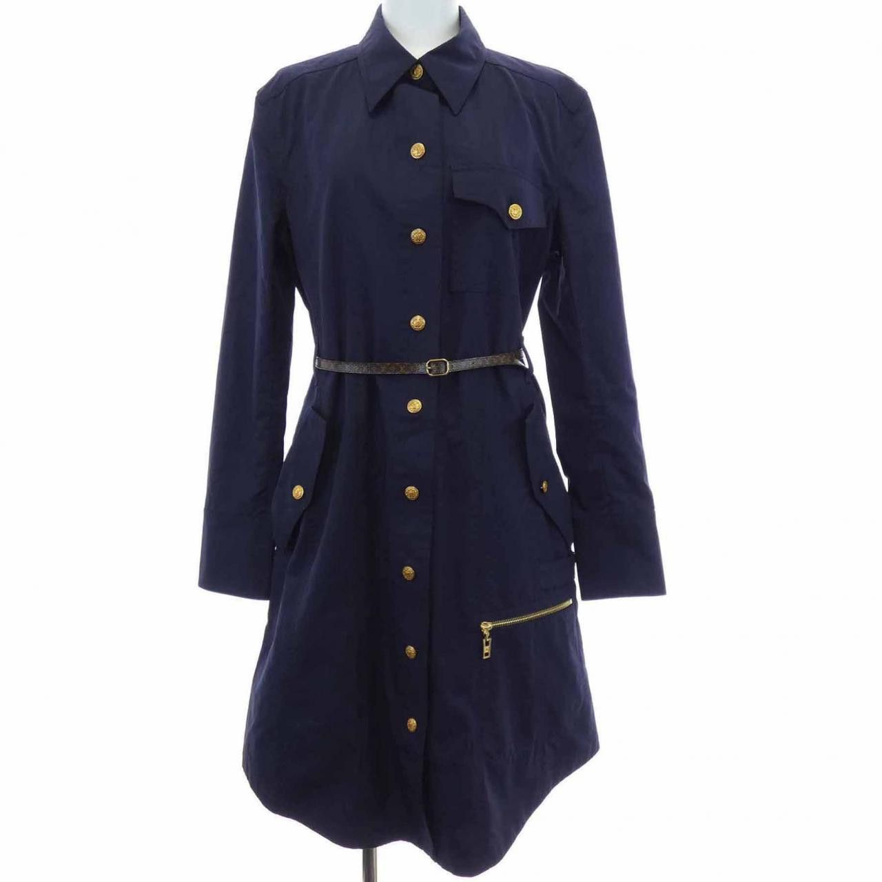 Louis Vuitton Louis Vuitton Louis Vuitton Uniform Detail Dress Textile Dresses FMDR38JH4 DUTY FREE for USA Size ONE SIZE - 1 Thumbnail