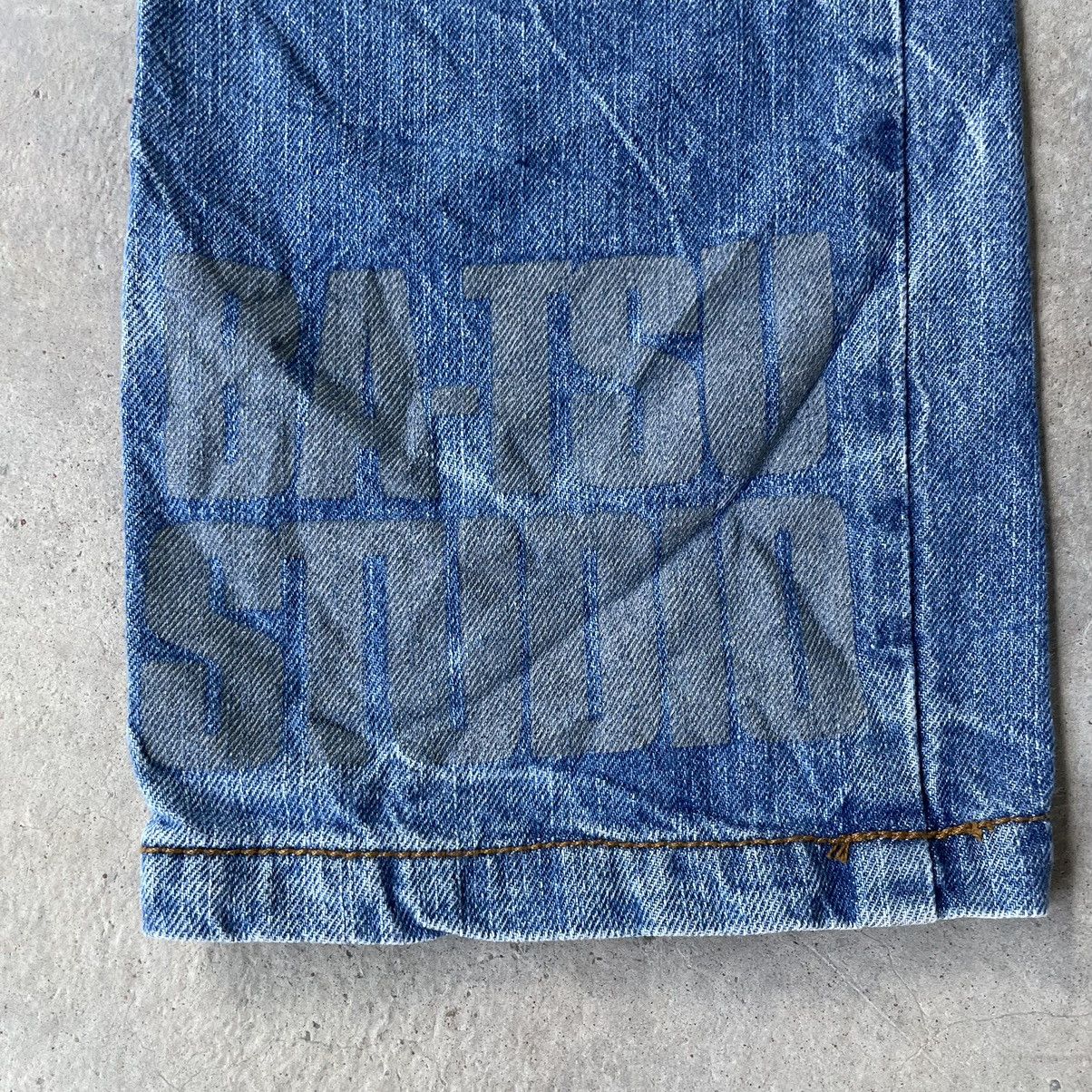 Hysteric Glamour 2000s Batsu Studio Skull Poem Double Waist Punk Jeans Size US 29 - 9 Thumbnail