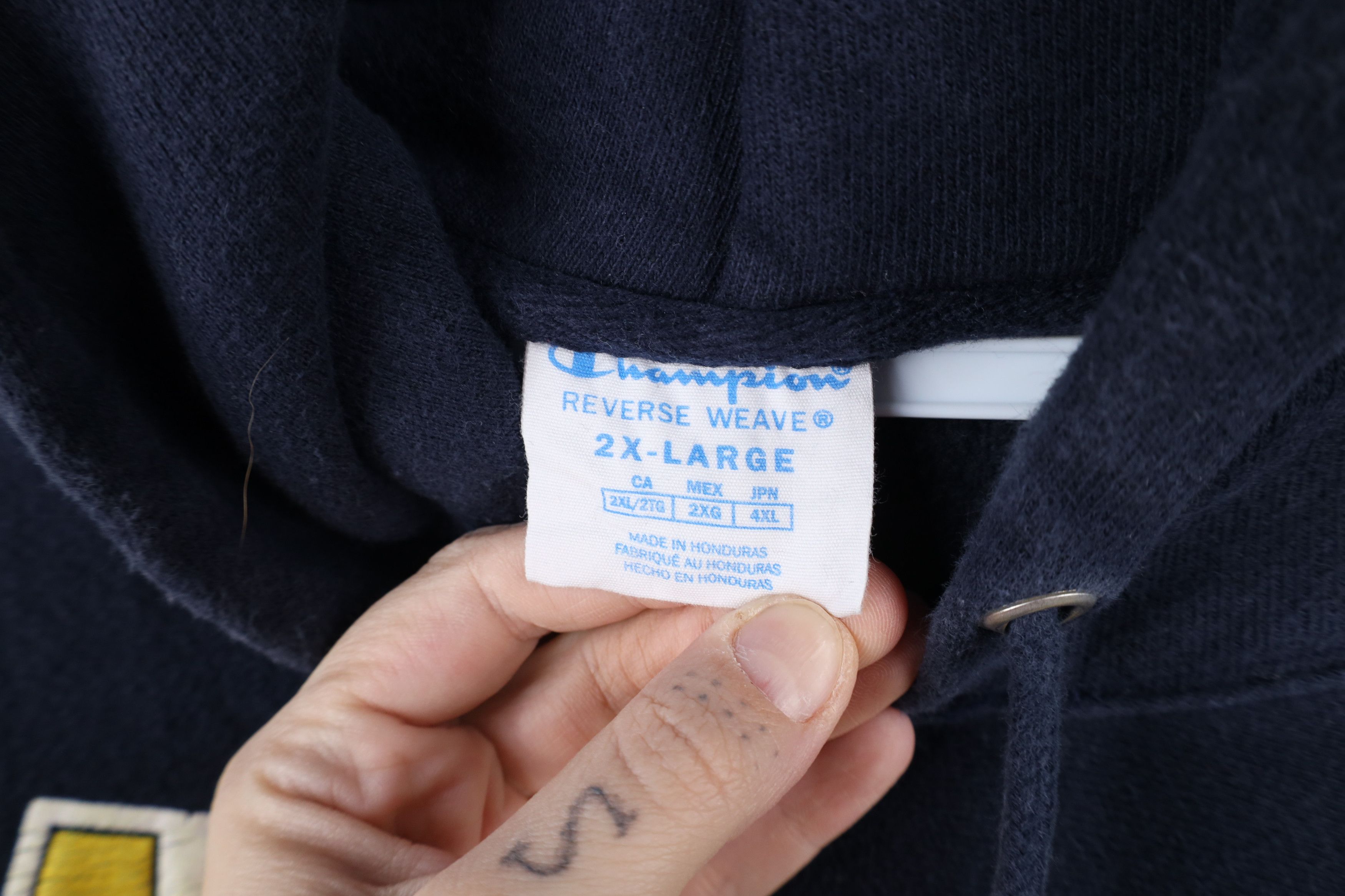 Champion × Vintage Vintage Y2K Champion Reverse University of Michigan Hoodie Size US XXL / EU 58 / 5 - 8 Thumbnail