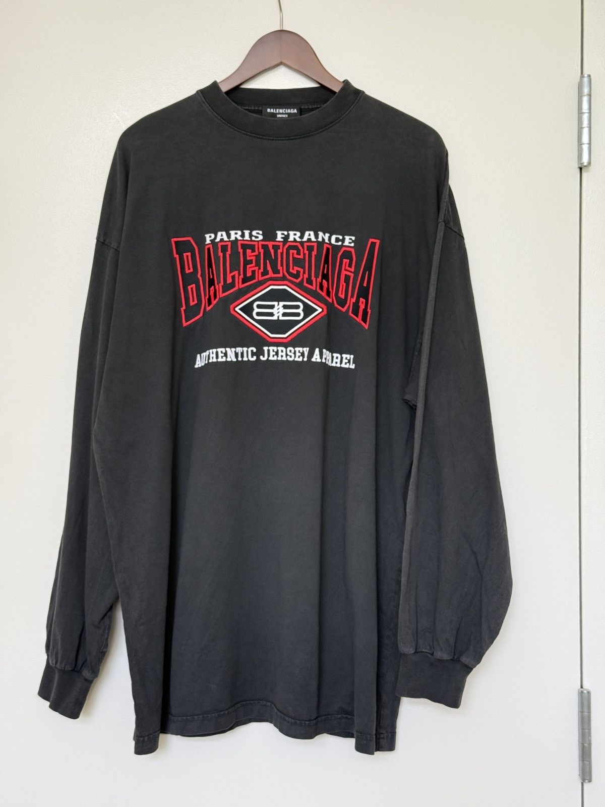 Balenciaga Balenciaga Athletics Department Longsleeve Size 2 Size US XL / EU 56 / 4 - 4 Thumbnail