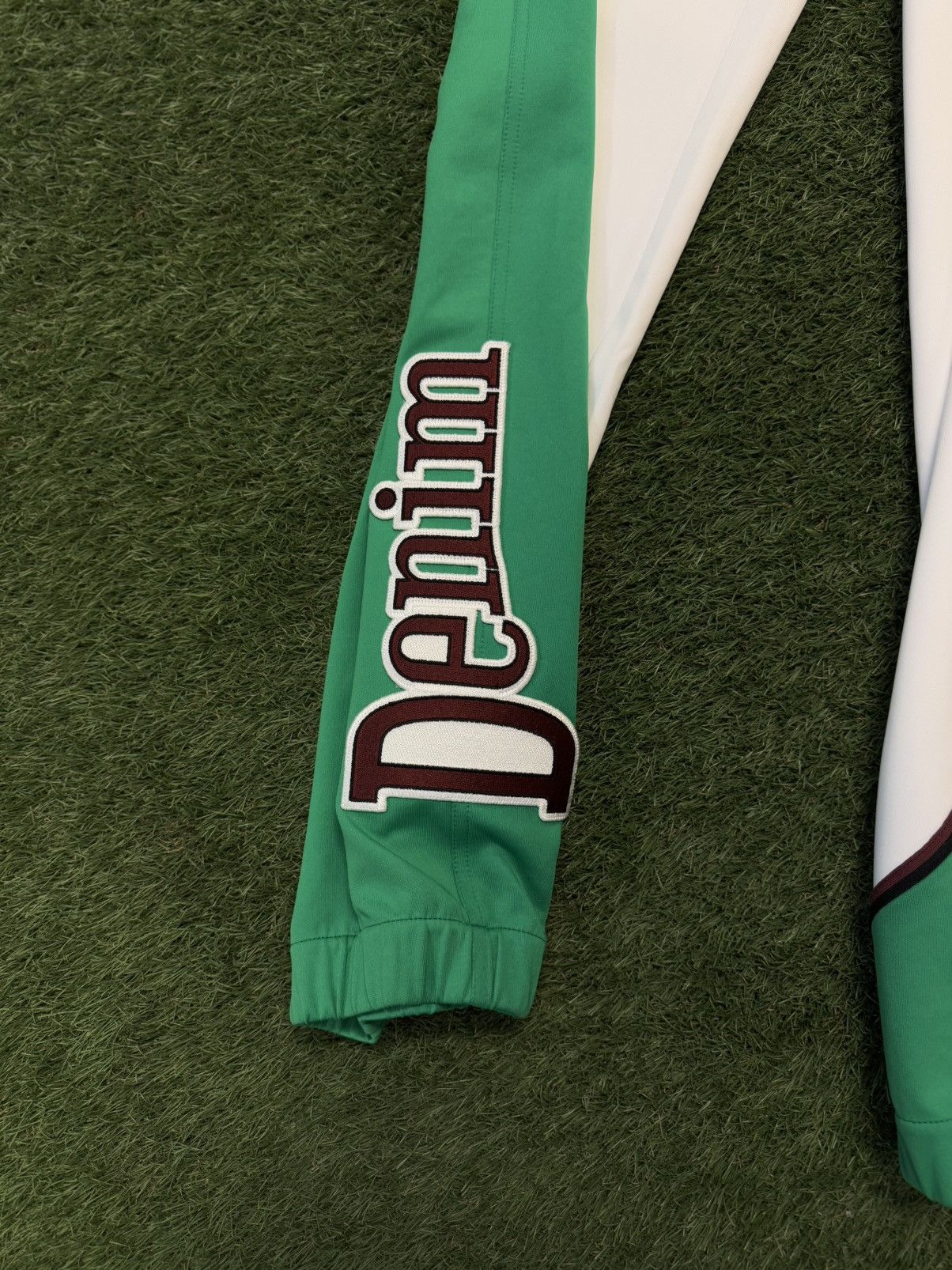 DENIM TEARS Denim Tears Green White Track Pants Size L Size US 34 / EU 50 - 4 Thumbnail