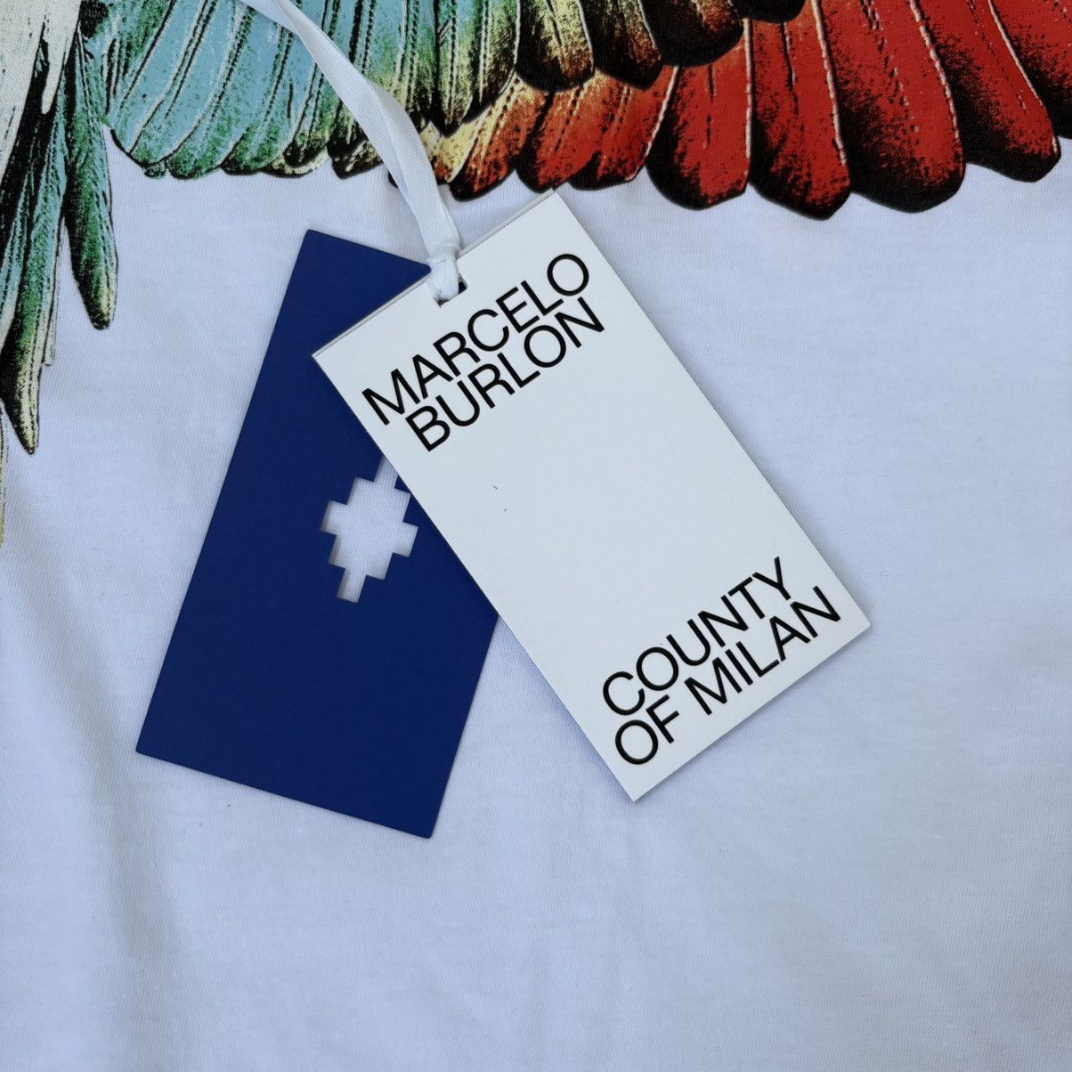 Marcelo Burlon Marcelo Burlon County of Milan Icon Wings basic t-shirt Size US XL / EU 56 / 4 - 4 Thumbnail