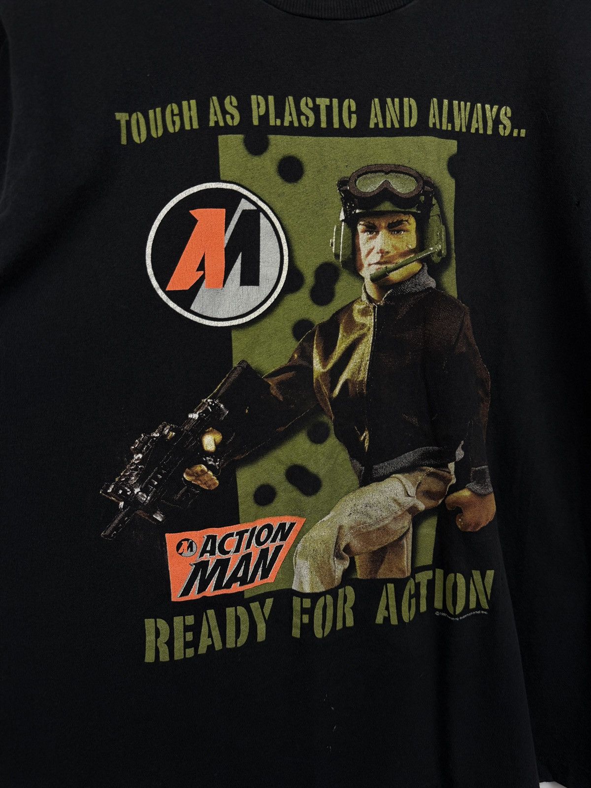 Fruit Of The Loom 🇺🇸 Vintage 1997 Action Man Military Soldier Figurine T-Shirt Size US L / EU 52-54 / 3 - 4 Thumbnail