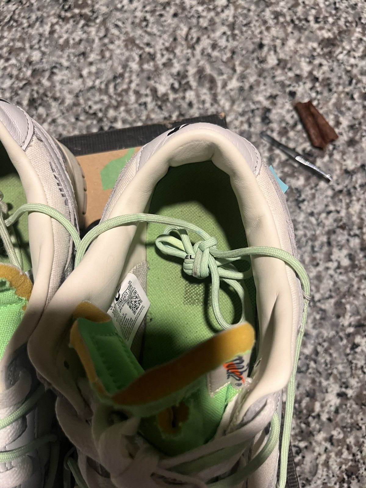 Nike × Off-White Nike Dunk Low A lot 7 Size US 10.5 / EU 43-44 - 6 Thumbnail