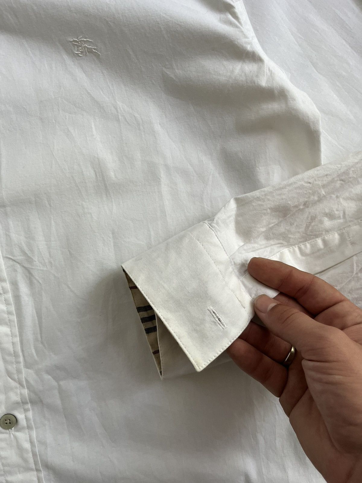Burberry Burberry nova check white shirt Size US XL / EU 56 / 4 - 6 Thumbnail