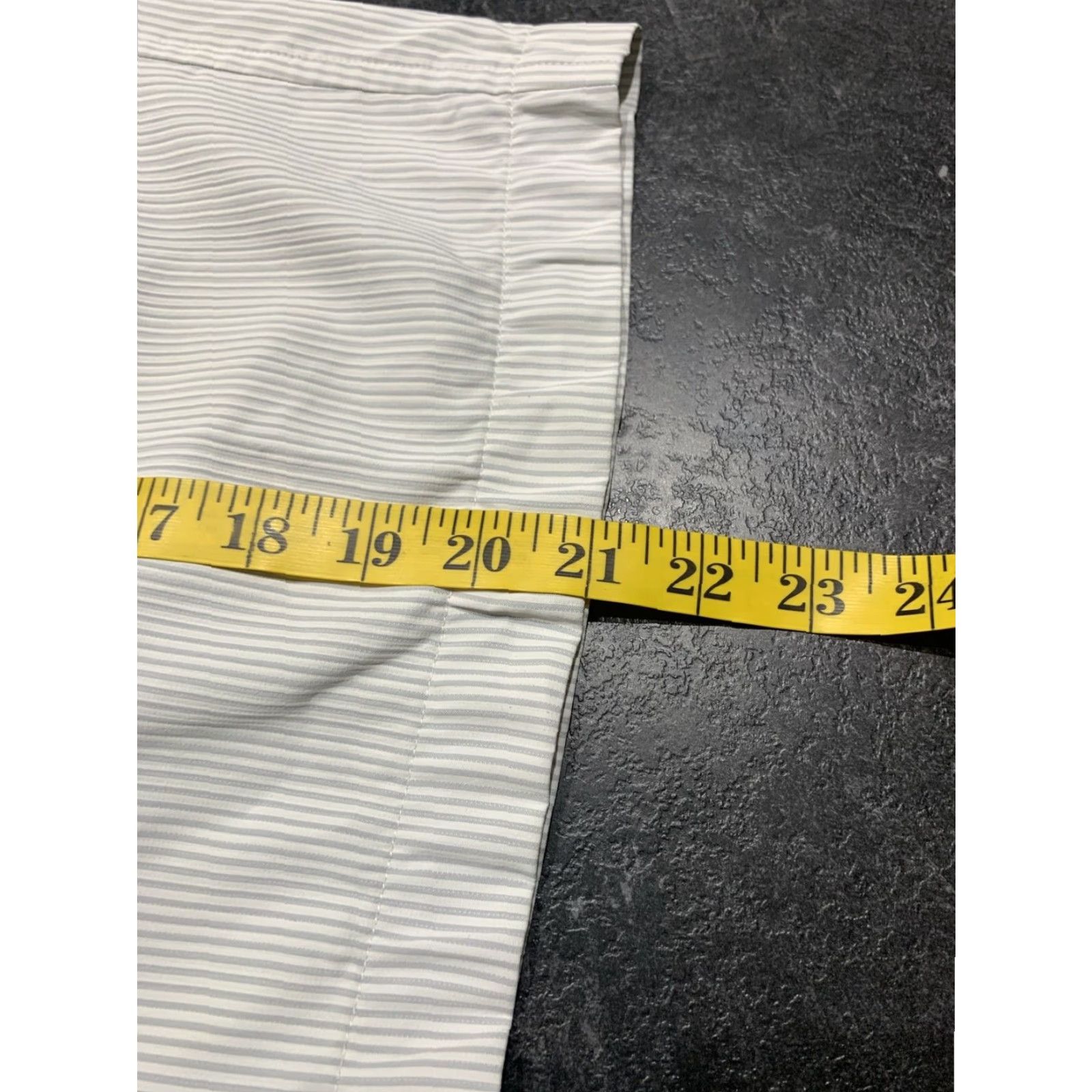 Nike Nike Mens Gray Striped Golf Shorts Size 32 Size US 32 / EU 48 - 5 Thumbnail