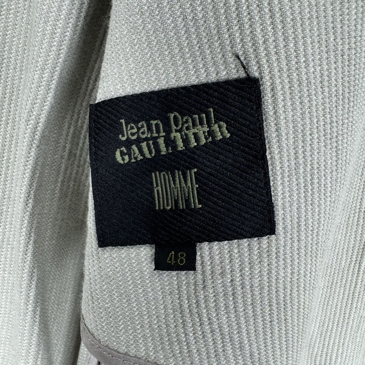 Jean Paul Gaultier ❄️JPG HOMME HICKORY BLAZER COAT Size US M / EU 48-50 / 2 - 10 Thumbnail