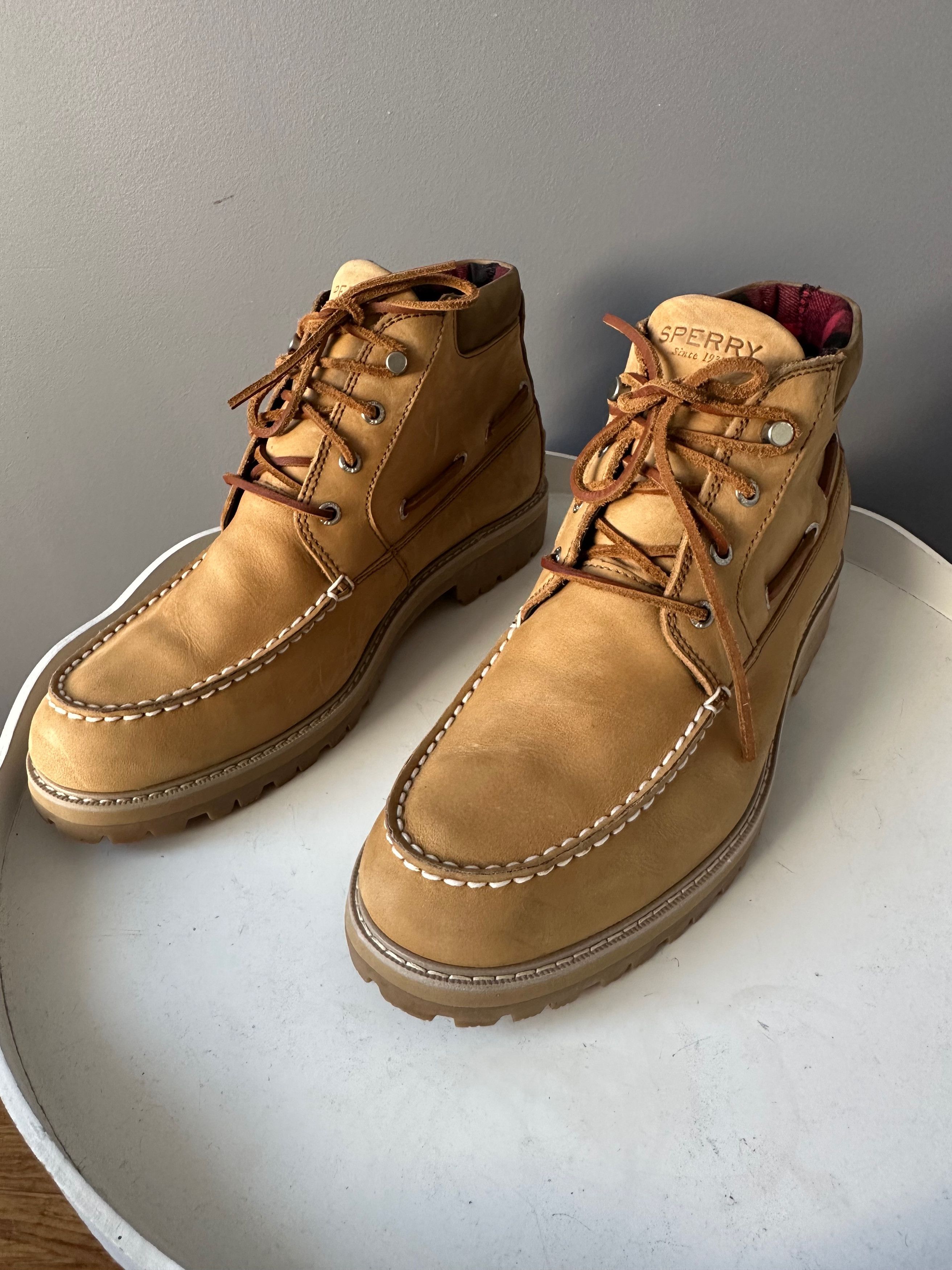 Sperry Sperry Waterproof Shoes Lug Chukka Boot Tan Leather Size US 12 / EU 45 - 1 Thumbnail