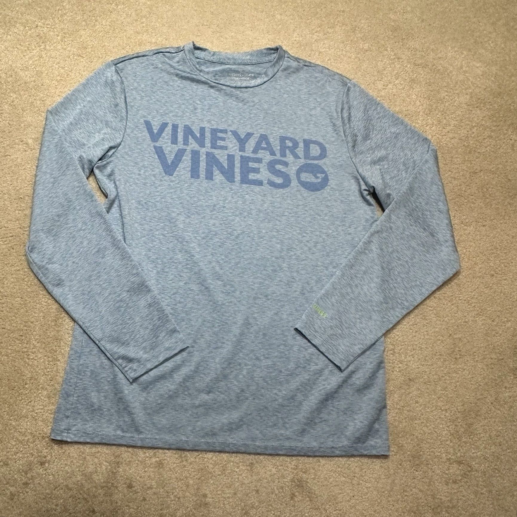 Vineyard Vines Vineyard Vines Performance T Shirt Mens XS Extra Small Blue Long Sleeve Shirt Mens XS Blue Long Sleeve Performance Shirt Size US XS / EU 42 / 0 - 2 Thumbnail