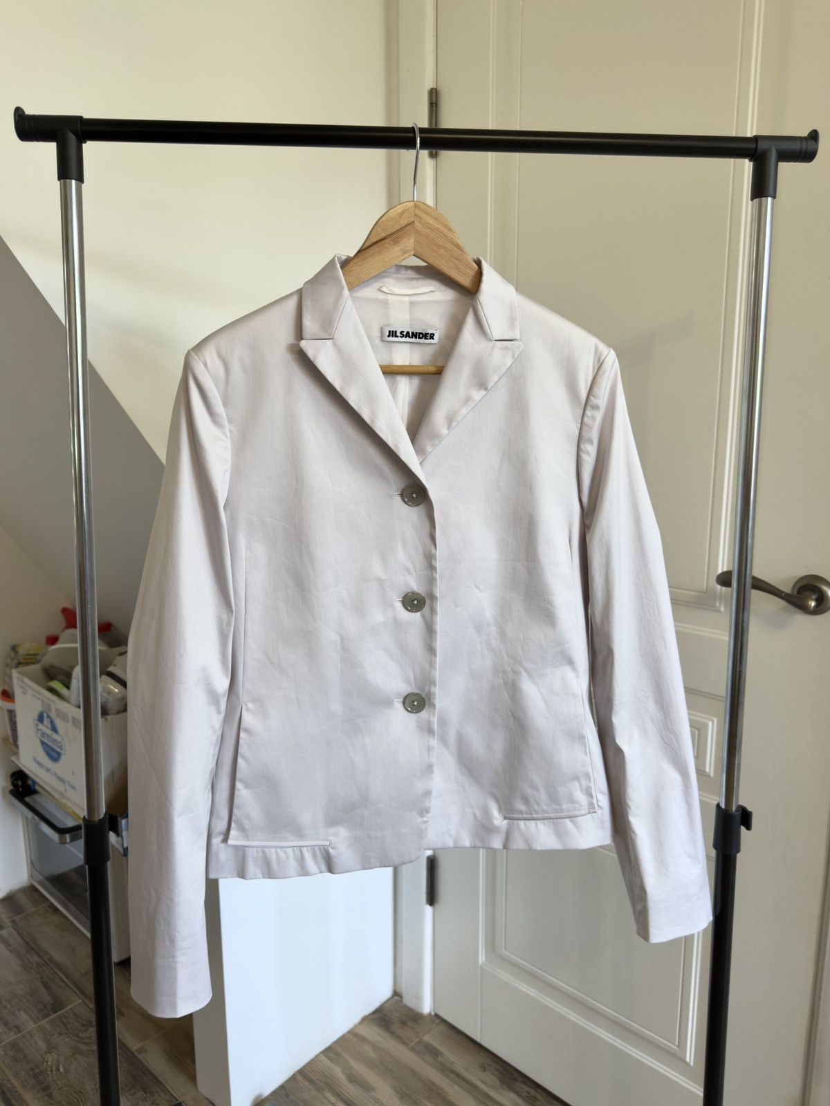 Jil Sander JIL SANDER Lightweight Cotton/Nylon Blazer Jacket Rare Piece Size M / US 6-8 / IT 42-44 - 1 Thumbnail