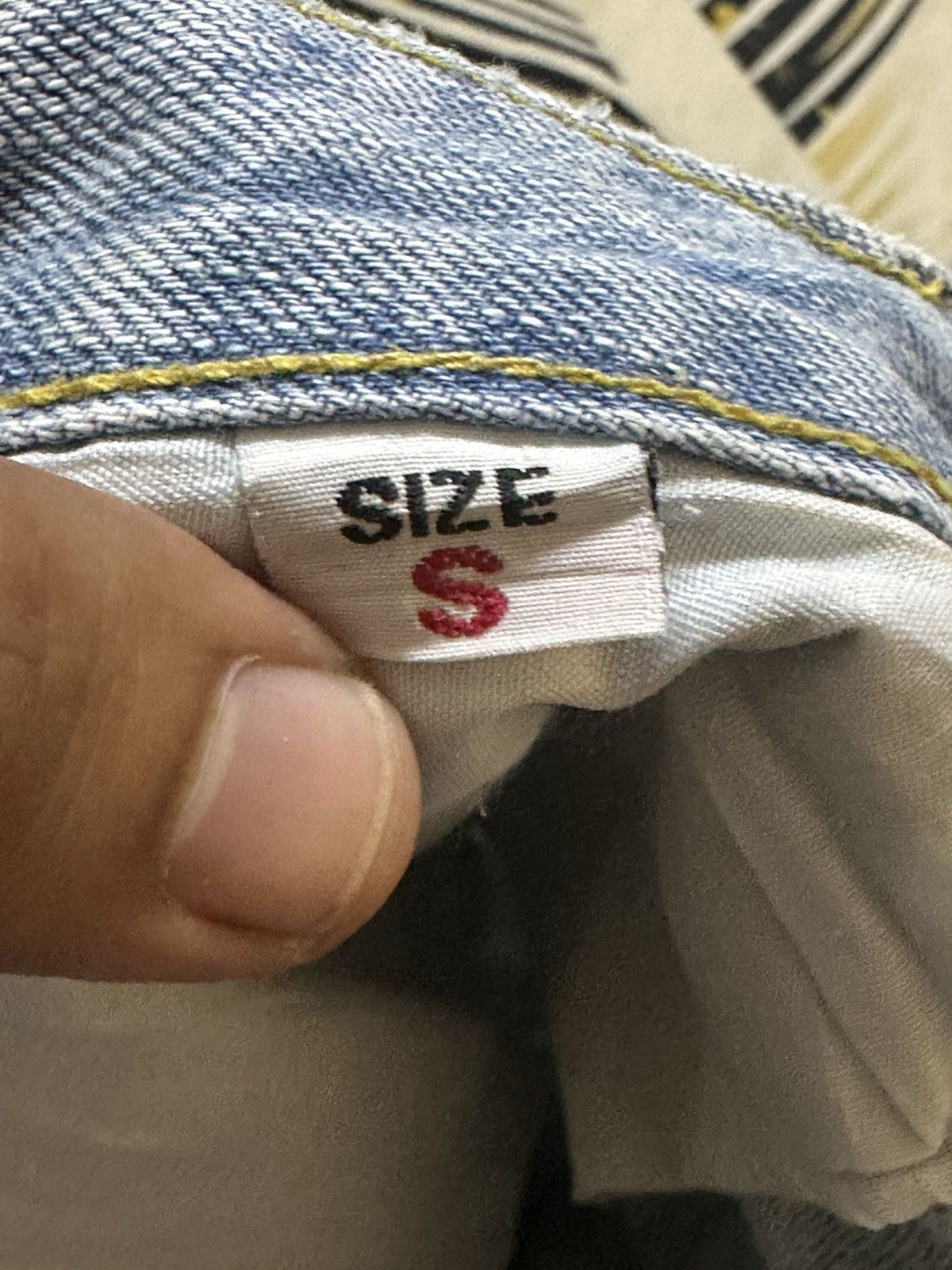 Japanese Brand Vintage Ice Jeans Flare Bell Bottom Faded Denim Size US 30 / EU 46 - 9 Thumbnail