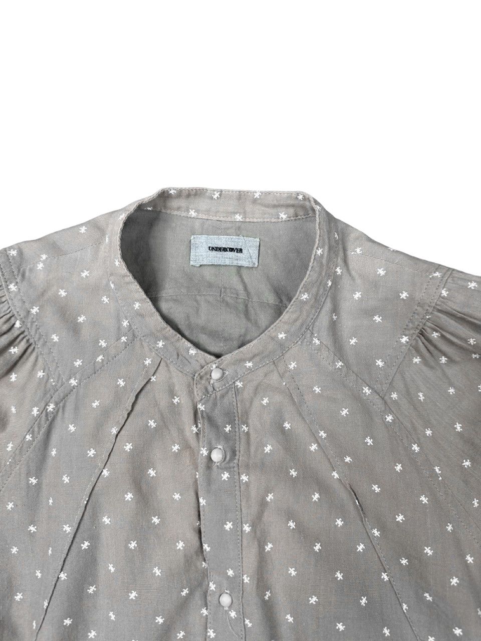 Undercover S/S 2012 Fringe Pois Grey Shirt Size XS / US 0-2 / IT 36-38 - 5 Thumbnail