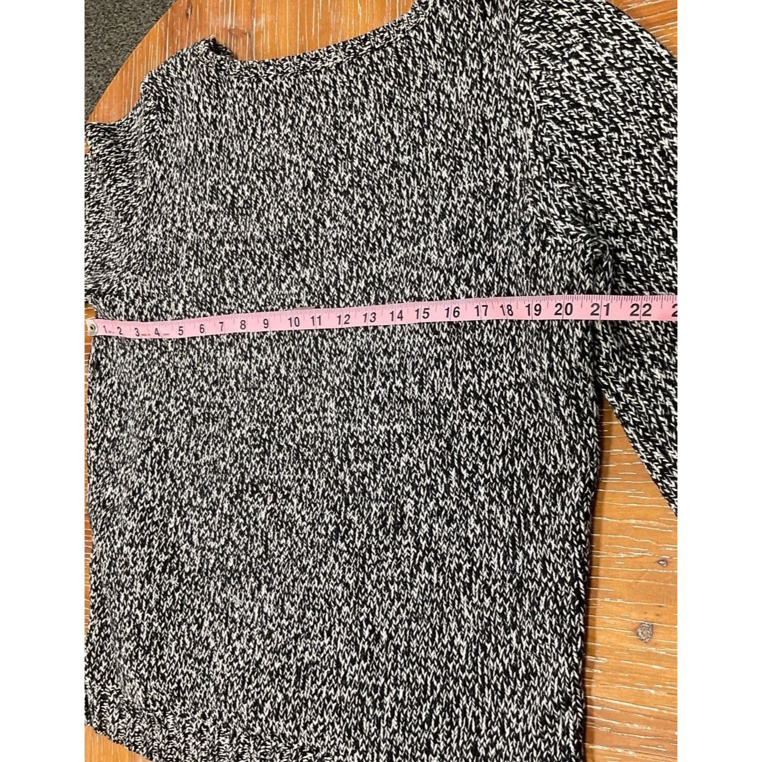 Liz Claiborne Liz Claiborne Black & White Knit Sweater XL Cotton Blend Wom Size XL / US 12-14 / IT 48-50 - 6 Thumbnail