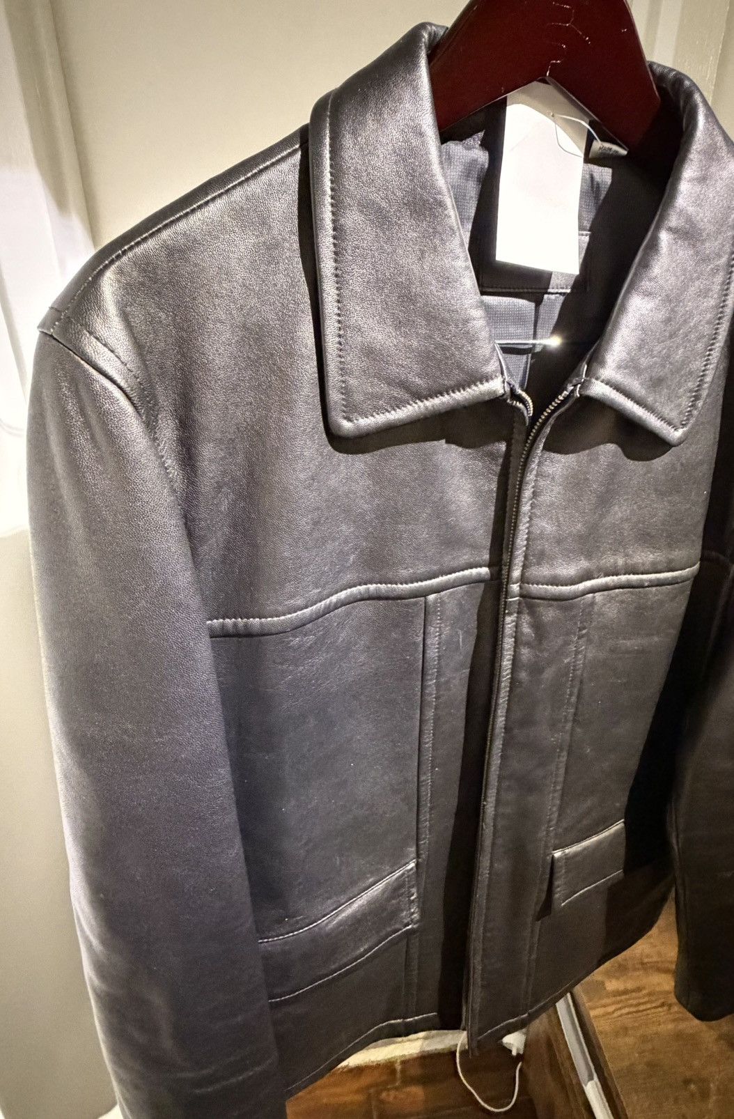 Other Vintage Sheepskin Leather Jacket Size US L / EU 52-54 / 3 - 4 Thumbnail