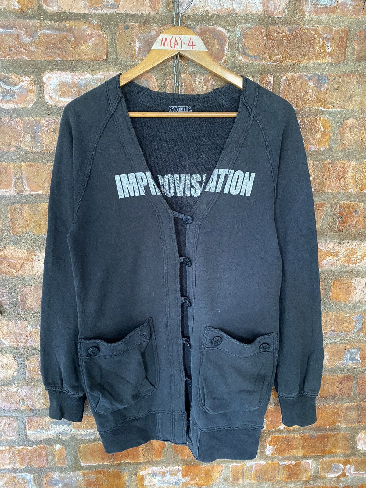 Hysteric Glamour 1990s Hysteric Improvisation long cardigan destroy Size US S / EU 44-46 / 1 - 2 Thumbnail