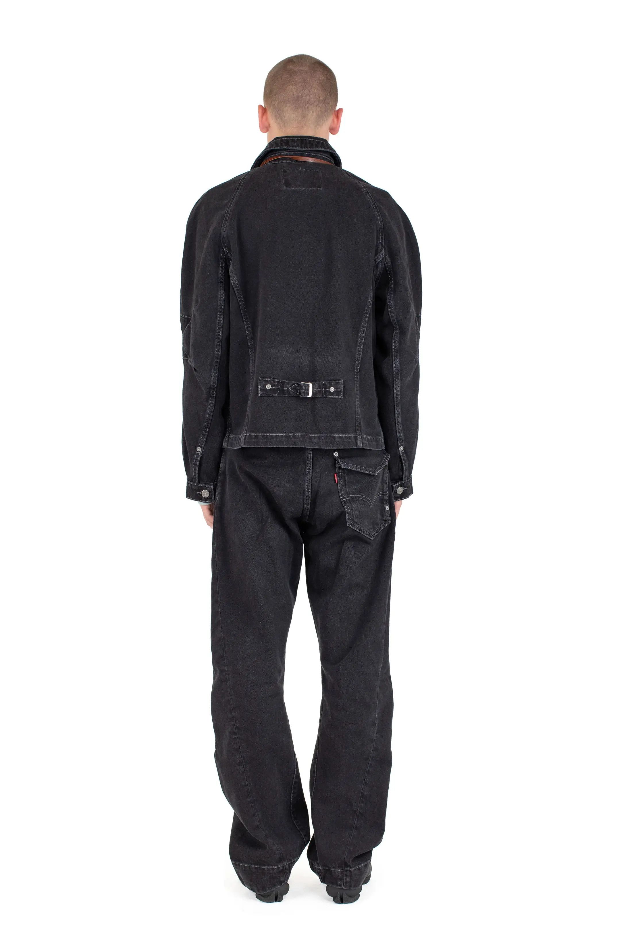 Kiko Kostadinov × Levi's Levi's Articulate Darted Jacket – Black Denim Size US XXL / EU 58 / 5 - 8 Thumbnail
