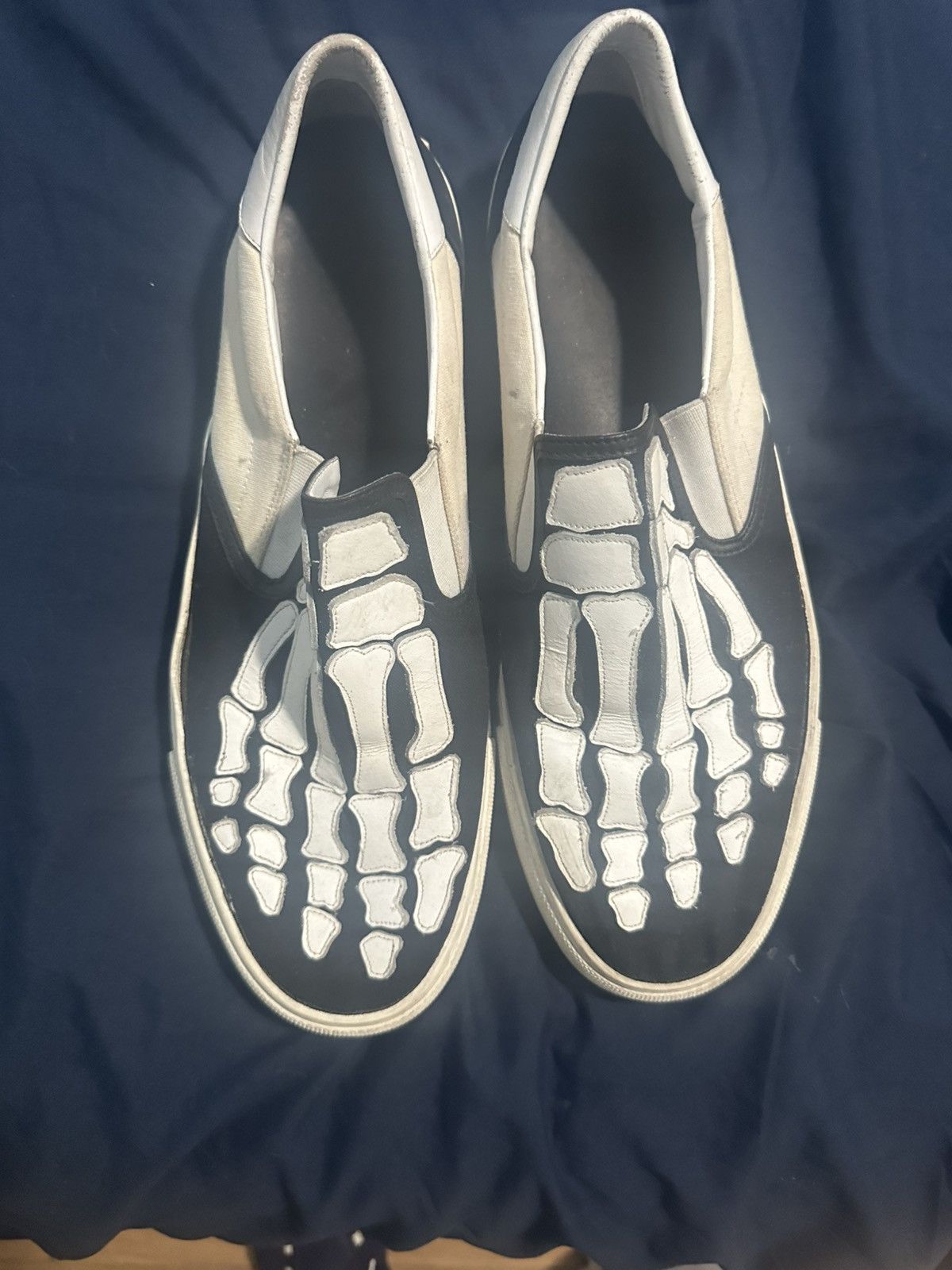 Amiri Amiri Skeleton Slip On Shows Size 12 Size US 12 / EU 45 - 1 Thumbnail