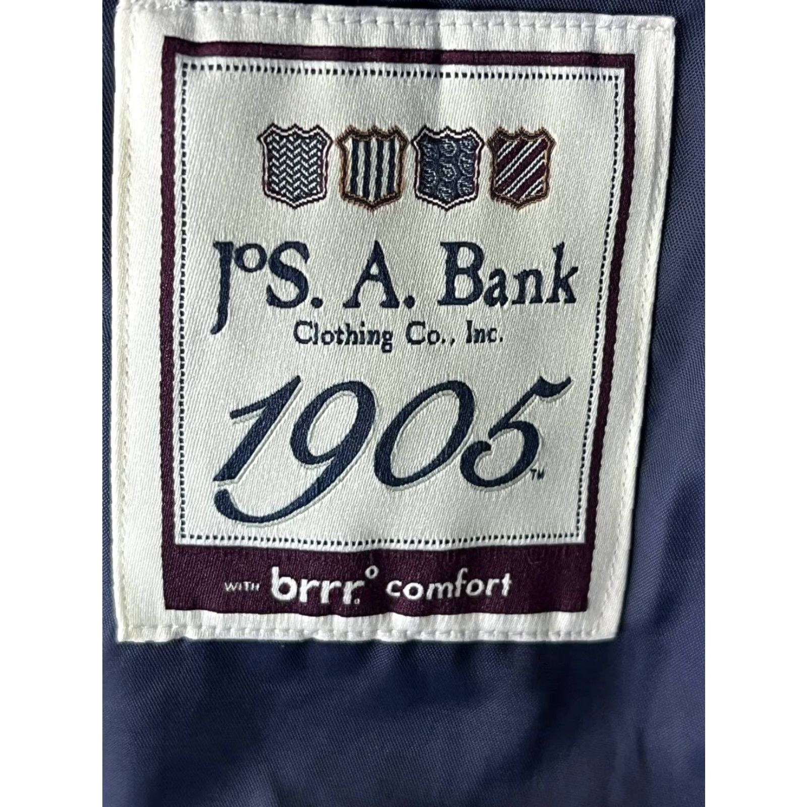Jos. A. Bank Jos. A. Bank Sport Coat Men Medium Blue Slim Fit 1905 Twed Striped Notch Lapel Two-Button Jacket Coat Regular Modern Classic Size US M / EU 48-50 / 2 - 7 Thumbnail