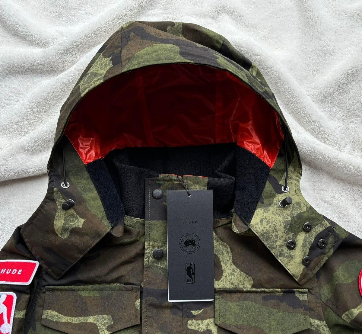 Canada Goose × NBA × Rhude Canada Goose x NBA x Rhude Washed Camo Portage Jacket Size US XXL / EU 58 / 5 - 4 Thumbnail