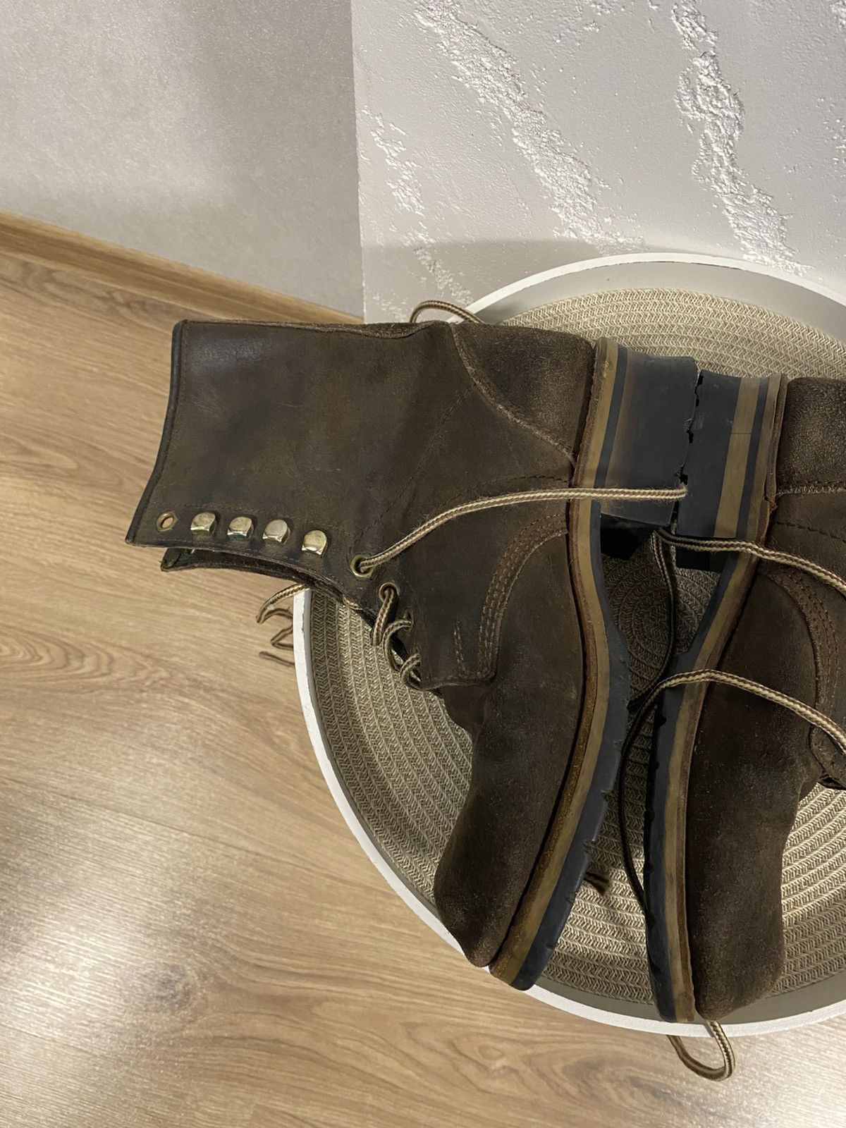 Vintage Vintage Brown Suede Rare Lace Up Logger Boots Size US 7 / EU 40 - 5 Thumbnail