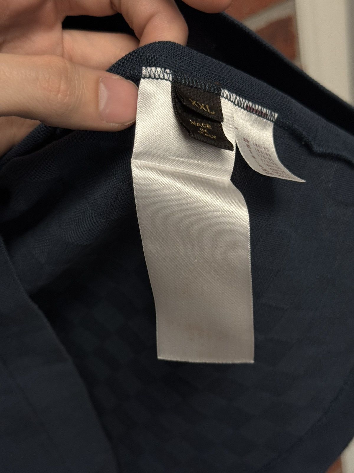 Louis Vuitton Louis Vuitton Polo Button Up Collar Tee Size XXL Blue Size US XXL / EU 58 / 5 - 13 Thumbnail