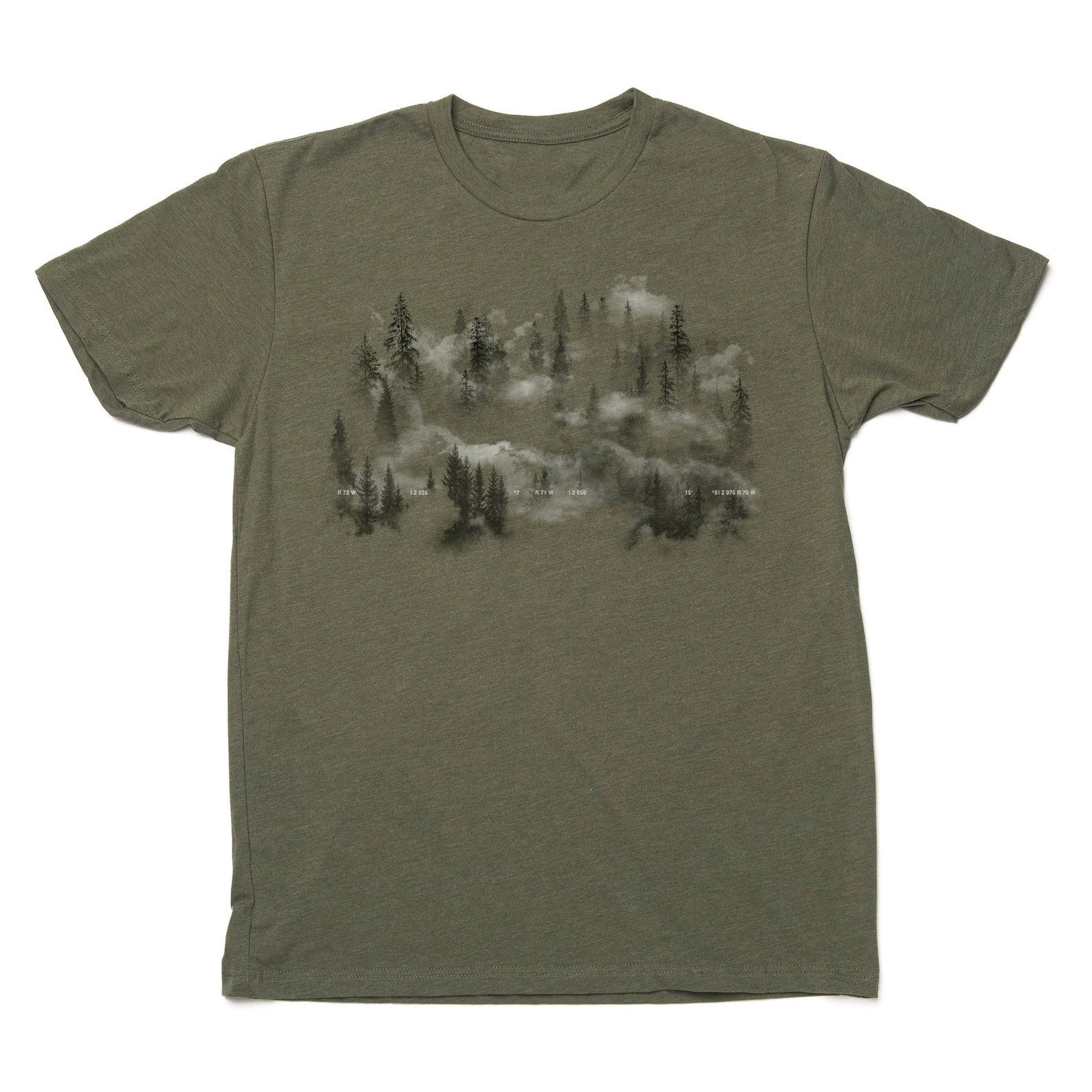 Designer × Vintage Men’s Forest and Clouds T-Shirt Size US S / EU 44-46 / 1 - 2 Thumbnail