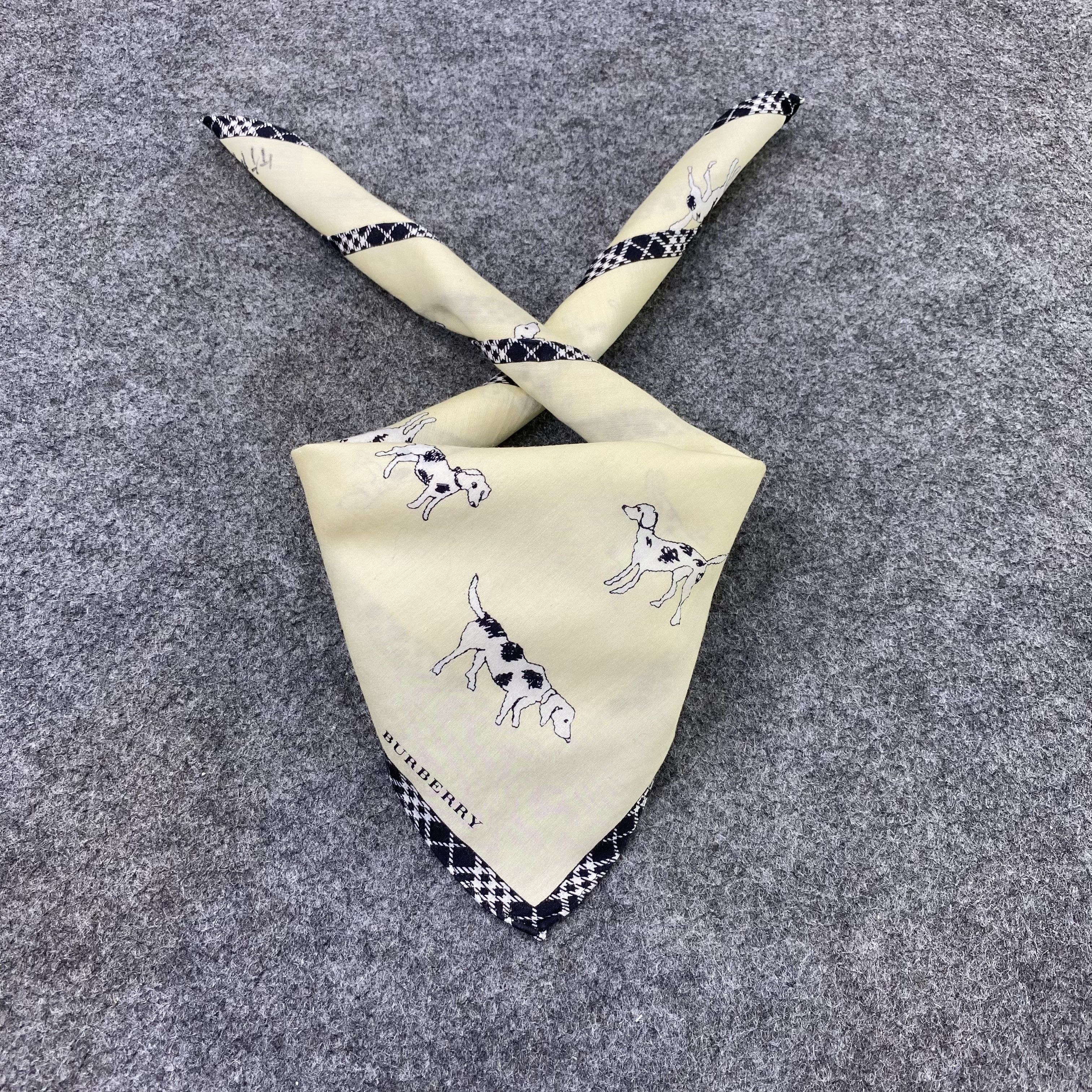 Burberry Burberry Handkerchief Neckerchief Bandana-B1883 Size ONE SIZE - 2 Thumbnail