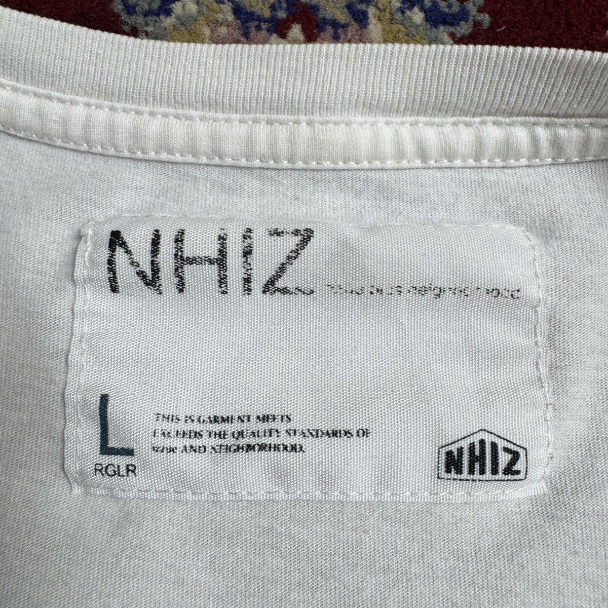Neighborhood NHIZ Neighborhood Izzue Skull logo Tee y2k Japanese brand Size US L / EU 52-54 / 3 - 7 Thumbnail