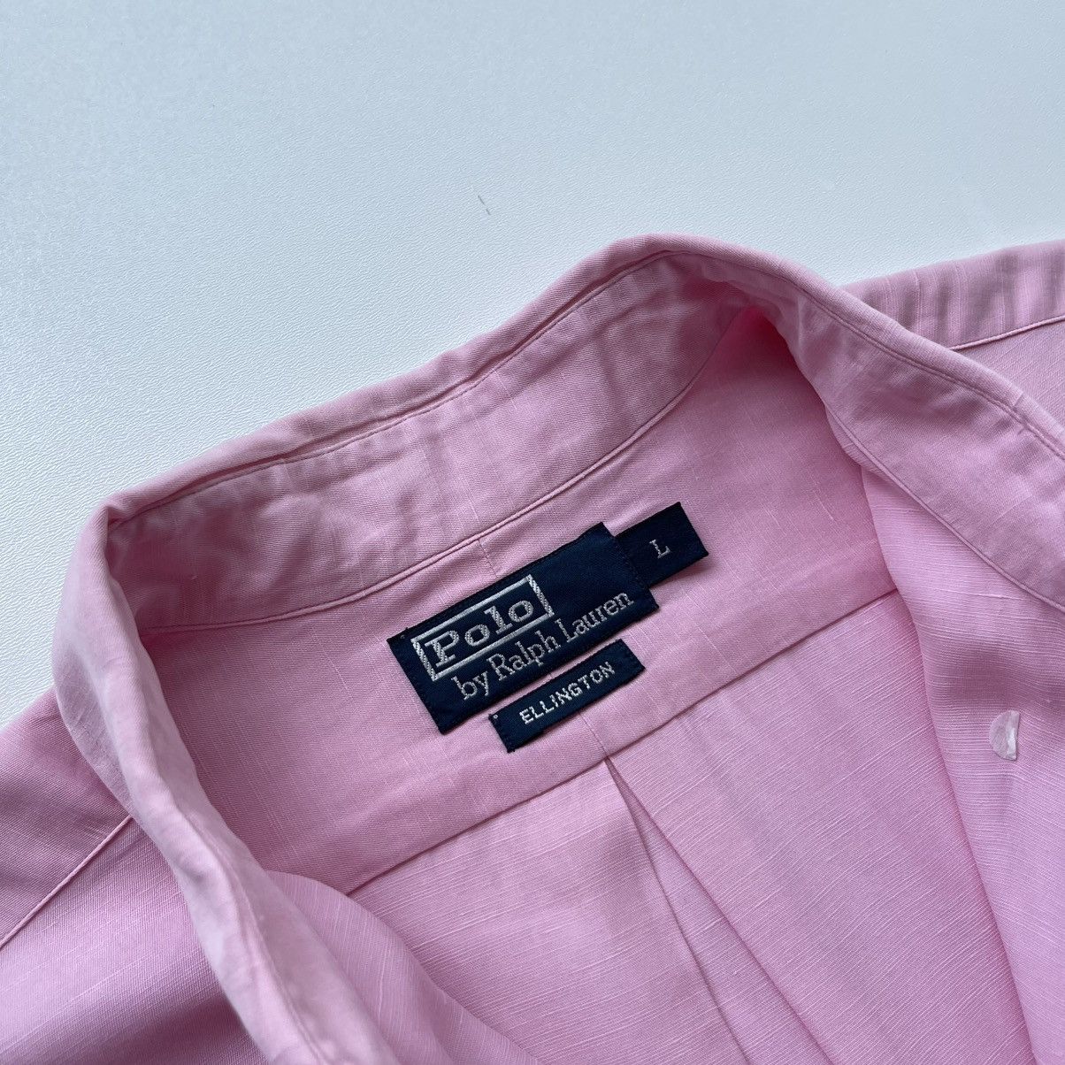 Polo Ralph Lauren Polo by Ralph Lauren Ellington Silk/Linen Button Ups Shirt Size US L / EU 52-54 / 3 - 10 Thumbnail