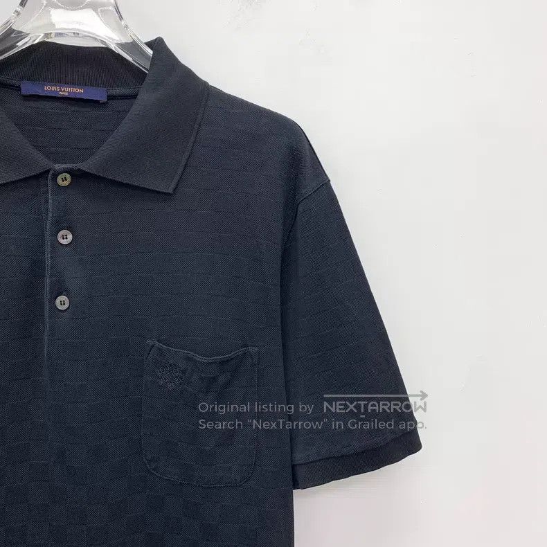 Louis Vuitton Louis Vuitton Black Checker Cotton Lapel Single Breasted S Size US L / EU 52-54 / 3 - 3 Thumbnail