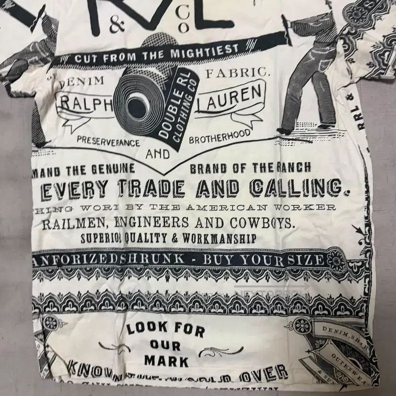 RRL Ralph Lauren RRL Ralph Lauren Old T-shirt Size US M / EU 48-50 / 2 - 3 Thumbnail