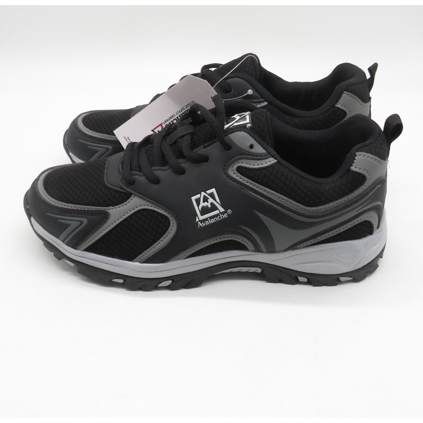 Avalanche Avalanche Mens Black Gray Trail Running Shoes Size 8.5 Light Size US 8.5 / EU 41-42 - 3 Thumbnail
