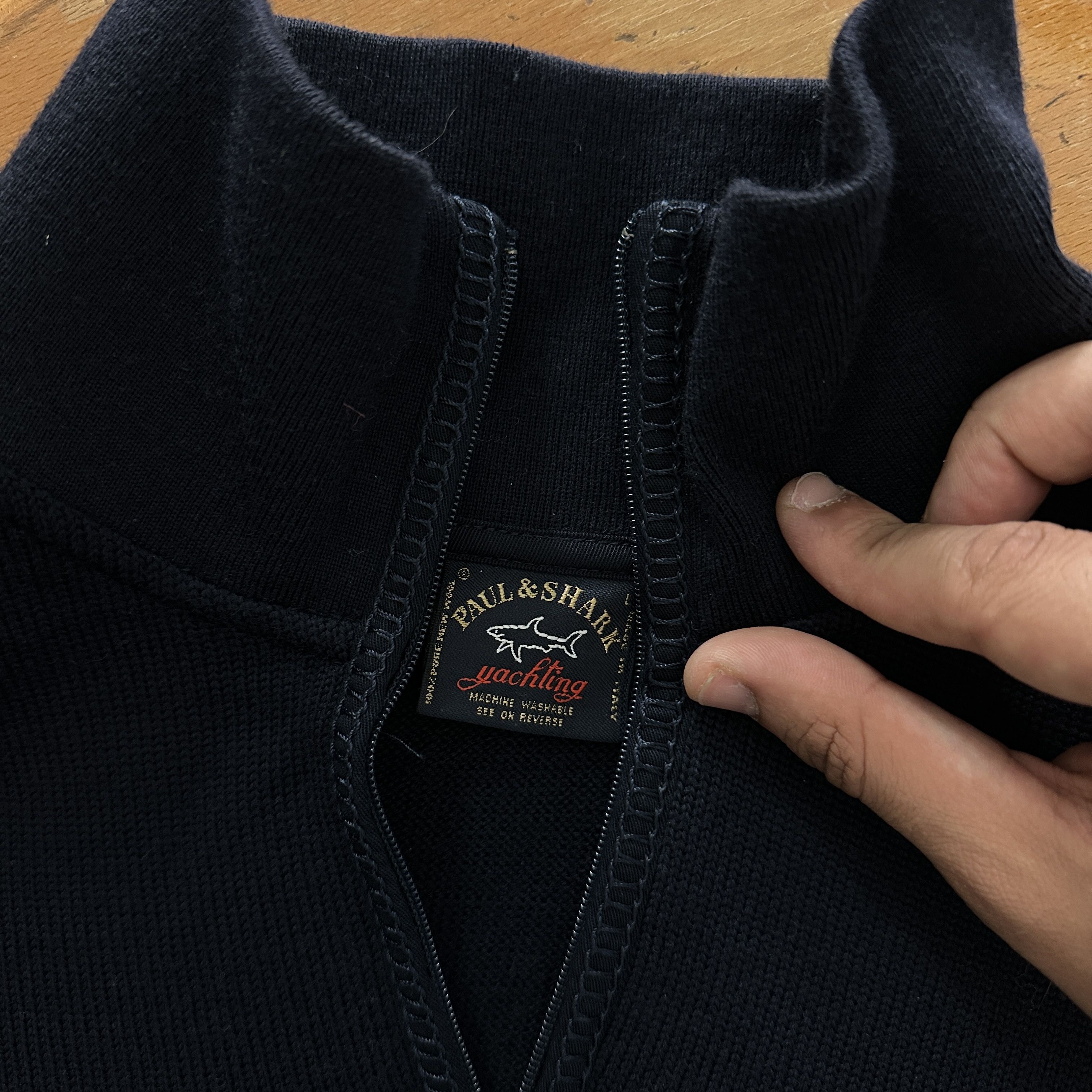 Paul & Shark Maglione Paul & Shark scritta logo spalla – L Size US L / EU 52-54 / 3 - 6 Thumbnail