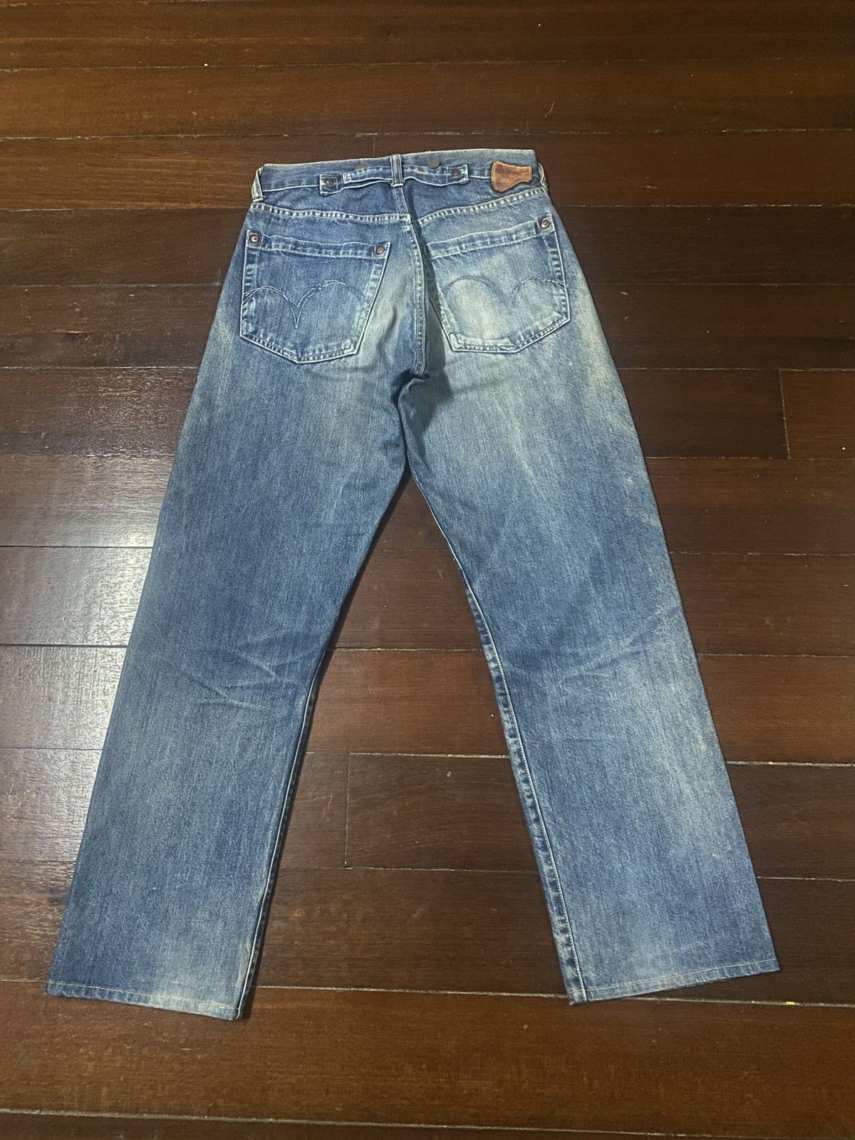 Kapital Vintage Studio D'artisan Selvedge Denim buckle back mud wash Size US 30 / EU 46 - 14 Thumbnail