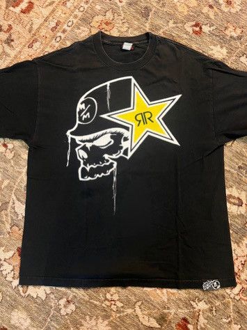 Metal Mulisha Metal Mulisha X Rockstar Vintage Tee Size US XL / EU 56 / 4 - 1 Thumbnail