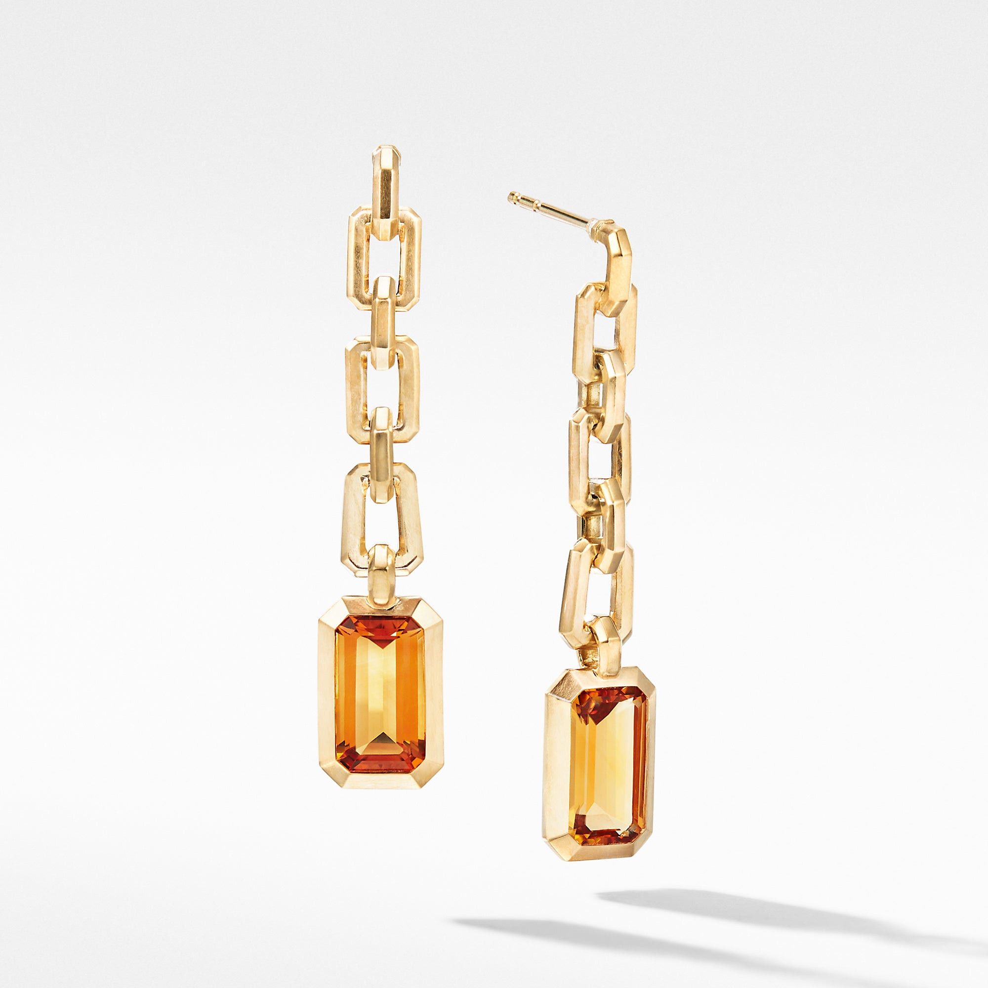 David Yurman o1w1db10325 Earrings in 18K Yellow Gold with Madeira Citrine Size ONE SIZE - 1 Preview