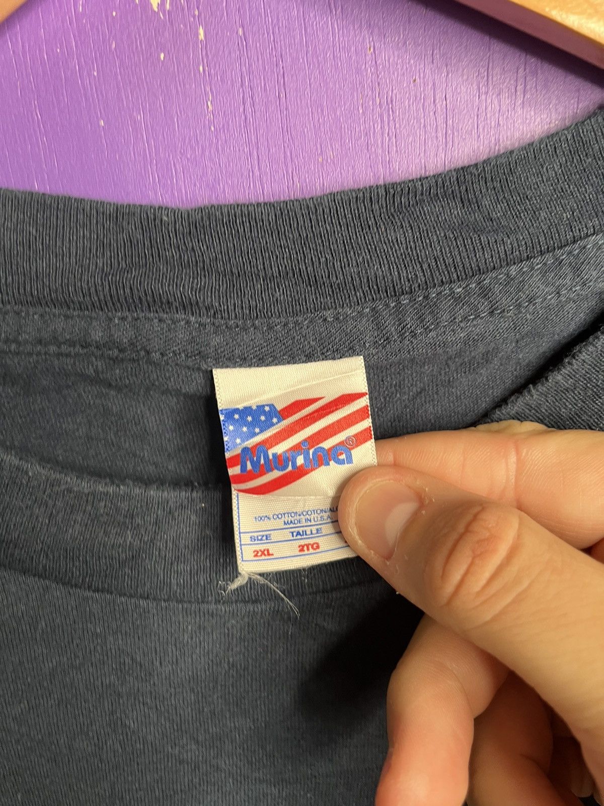 Vintage Vintage 90s USPS a simple way to ship t-shirt Size US XXL / EU 58 / 5 - 4 Thumbnail