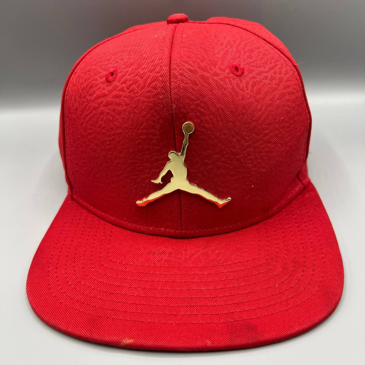 Jordan Brand Air Jordan Hat Men Cement Elephant Gold Metal Snap Back ...
