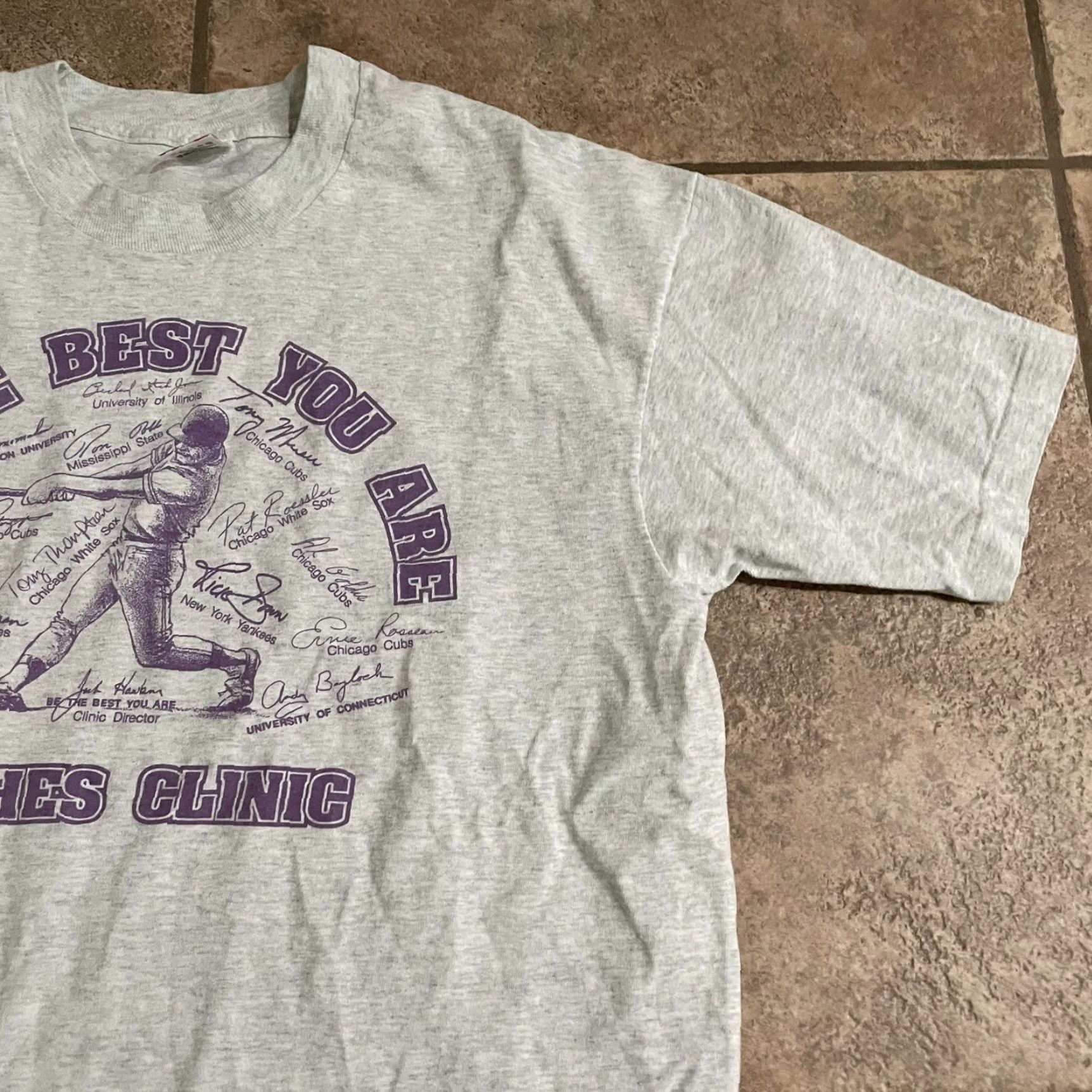 MLB VINTAGE MLB Coaches clinic graphic Tee Mens Size L USA White Shirt Size US L / EU 52-54 / 3 - 2 Thumbnail