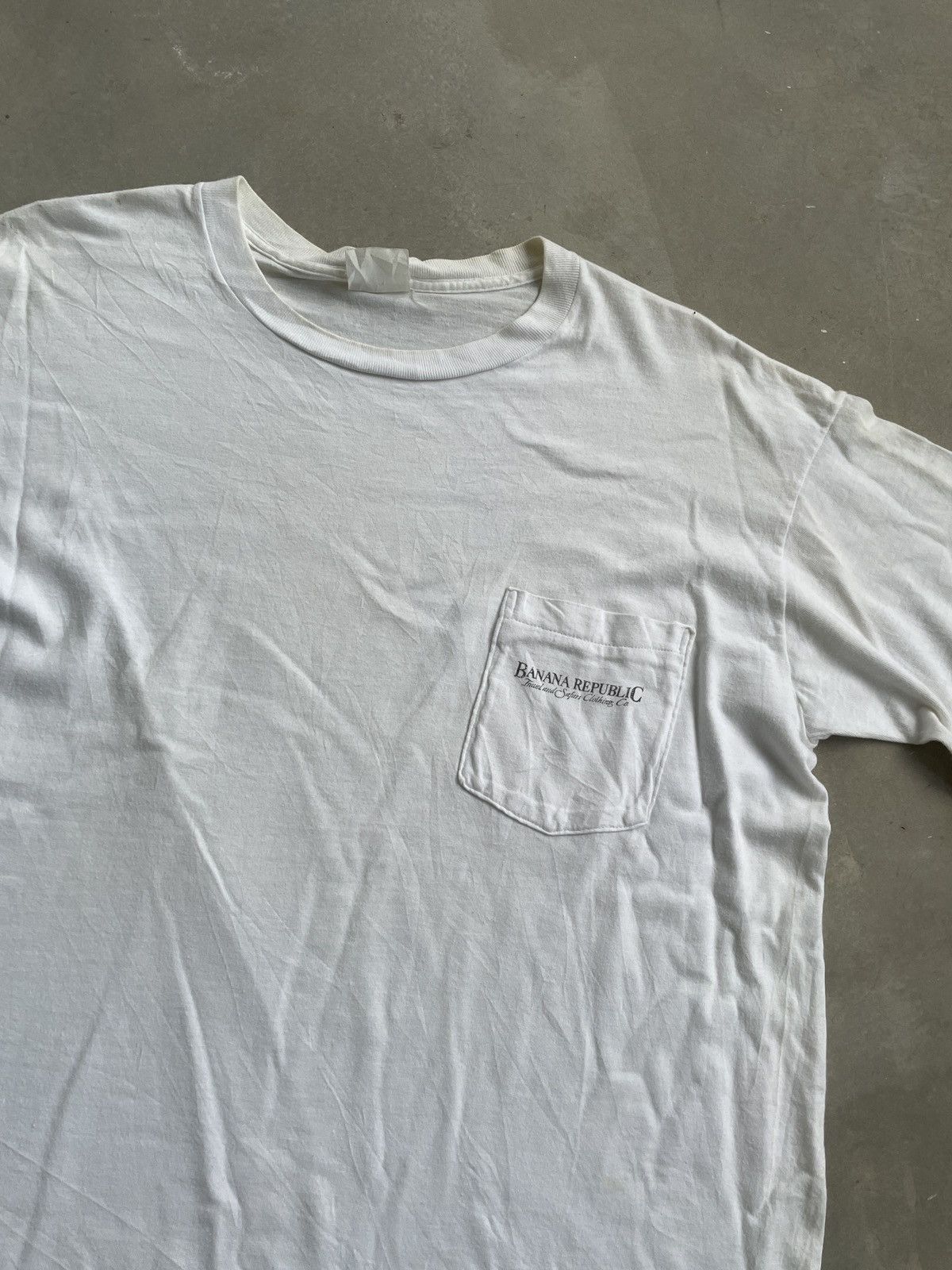 Banana Republic × Vintage VINTAGE BANA REPUBLIC POCKET TEE TIGER Size US XL / EU 56 / 4 - 5 Thumbnail