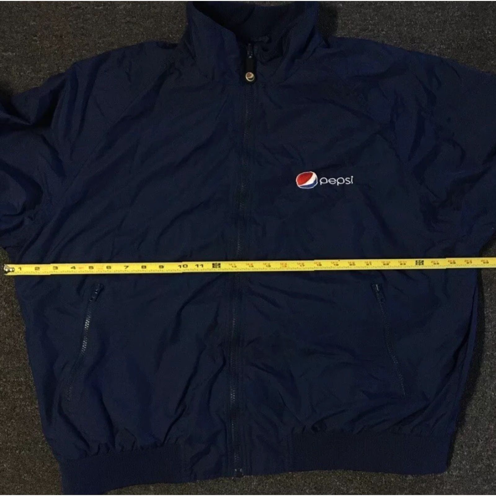 Vintage VINTAGE 90s Pepsi Soda Promo Jacket XXL Boxy Navy Blue Coca Cola Theme Grunge Bomber Jacket Men Large 2XL Size US XXL / EU 58 / 5 - 7 Thumbnail