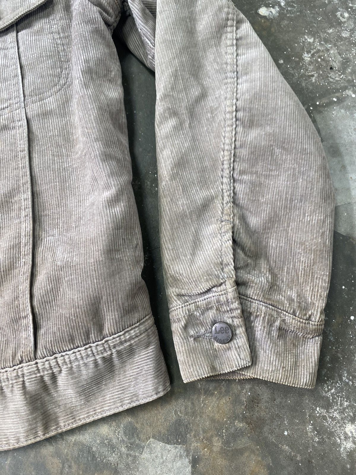 Lee Vintage 90s Lee Storm Rider Curduroy Trucker Jacket Size US M / EU 48-50 / 2 - 6 Thumbnail