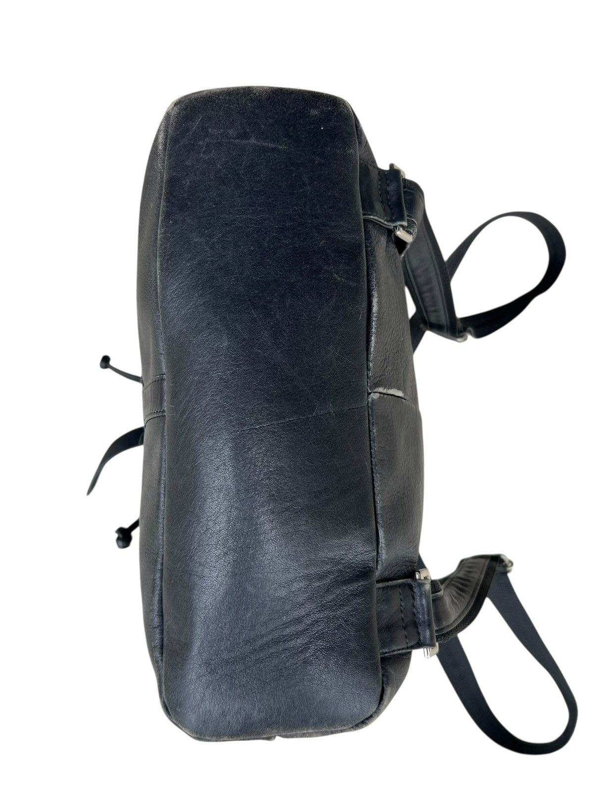 Leather Spiaggia Japan Faded Patina Leather Backpack Rucksack Bag Size ONE SIZE - 17 Thumbnail