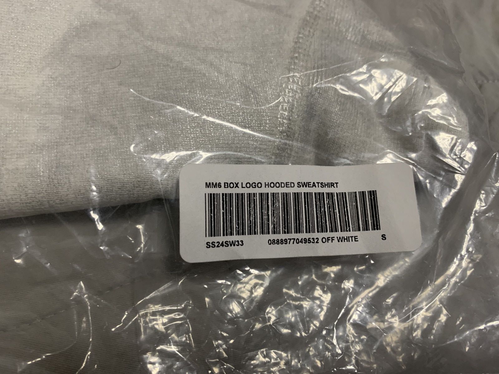 Supreme Supreme MM6 Maison Margiela Foil Box Logo Hooded Sweatshirt Size US S / EU 44-46 / 1 - 2 Thumbnail